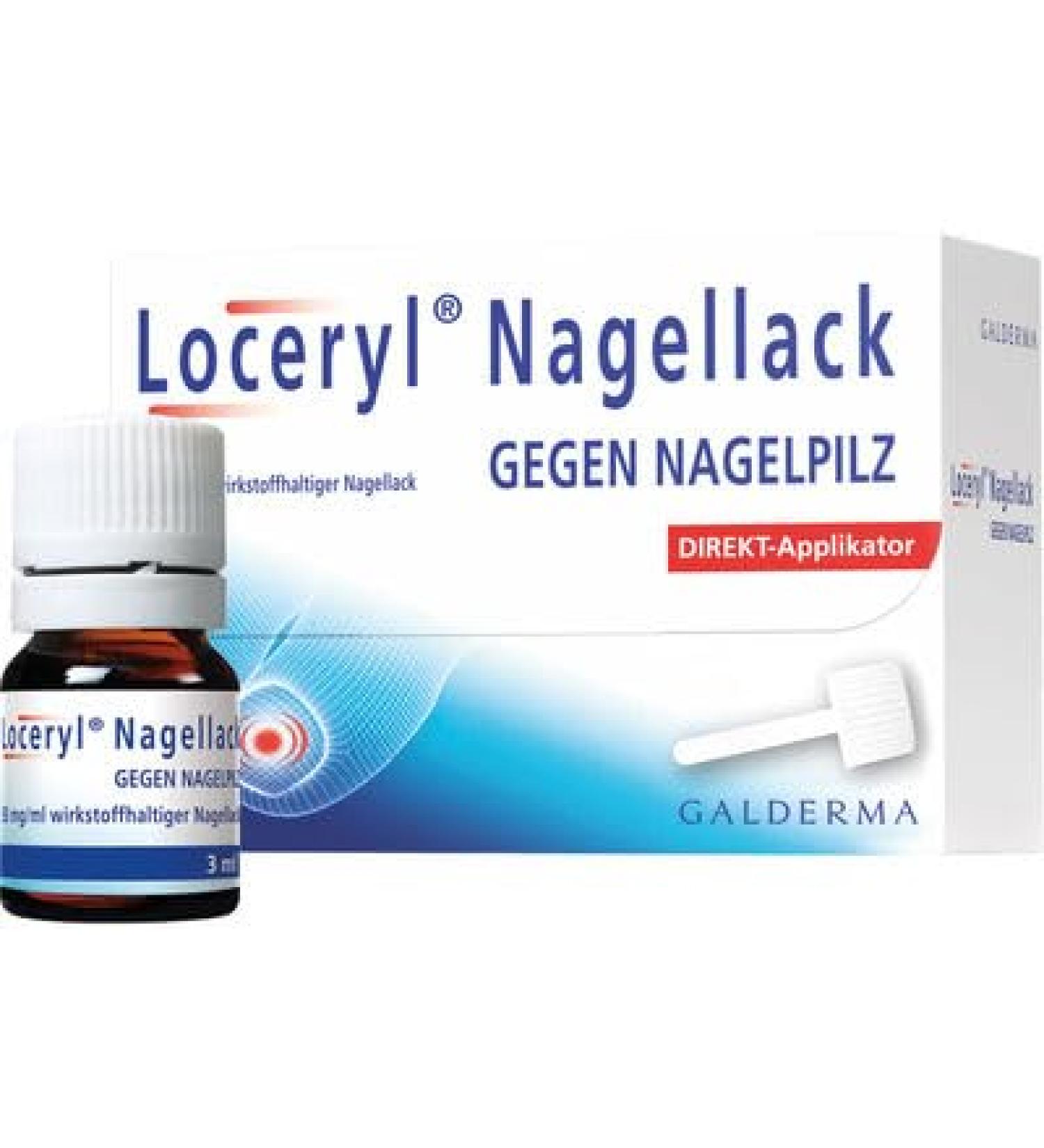 LOCERYL nail polish against nail fungus DIRECT application. 3 ml