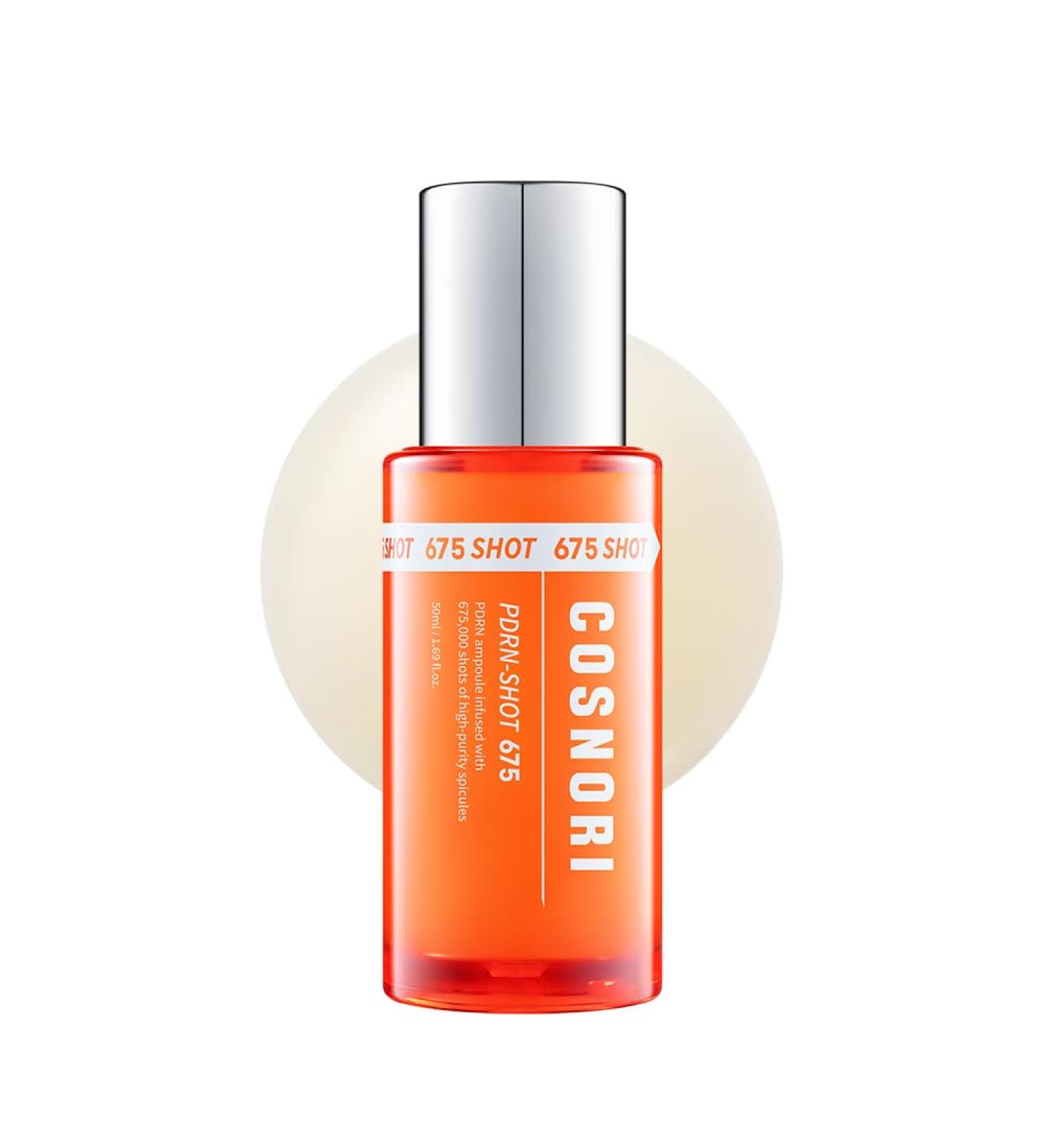 COSNORI PDRN-Shot 675 - Korea Facial Serum with 675 000 high purity spicules - Turnover K-Beauty Face Serum with High Nutrition Salmon DNA PDRN - Intensive facial first essence (50ml / 1.69 fl. oz.) - Buy Online on GoSupps.com