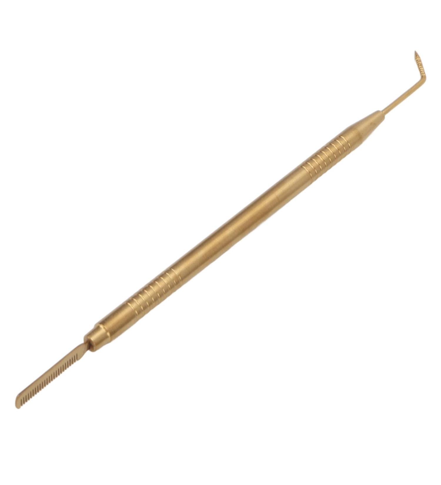 Premium Stainless Steel Eyelash Separator Tool | Double-Headed Lash Comb for Salon Quality Makeup | Comfortable Grip | B5 04 - Buy Online on GoSupps.com