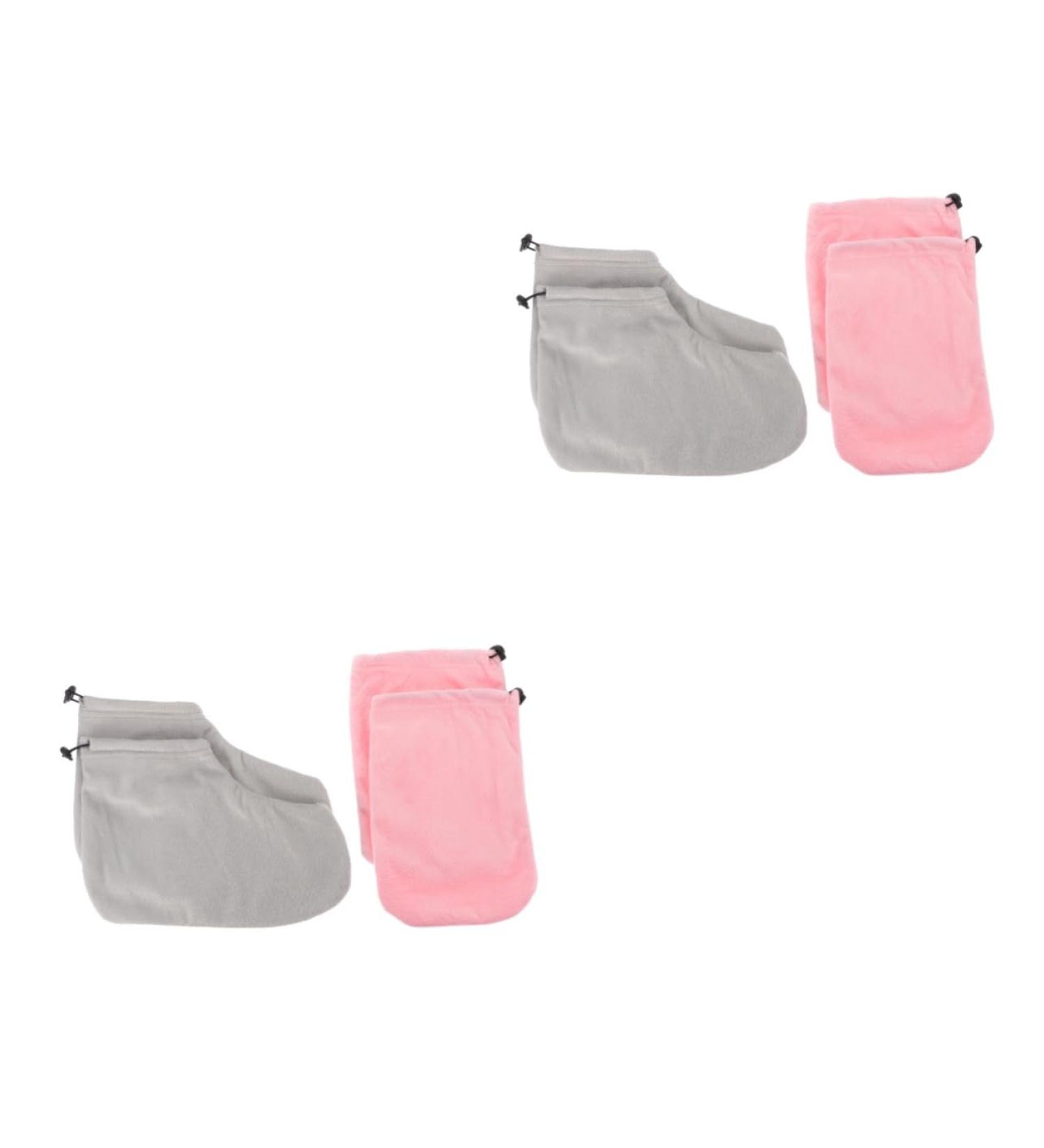 minkissy 2 Sets Gloves Hand Wax Cover Spa Foot Bag Spa Foot Liner Paraffin Foot Feet Foot Wax Spa Cover Paraffin Wax Heat Tool Boots Wax Foot Cover Insulation Fabric Elastic Band - Buy Online on GoSupps.com