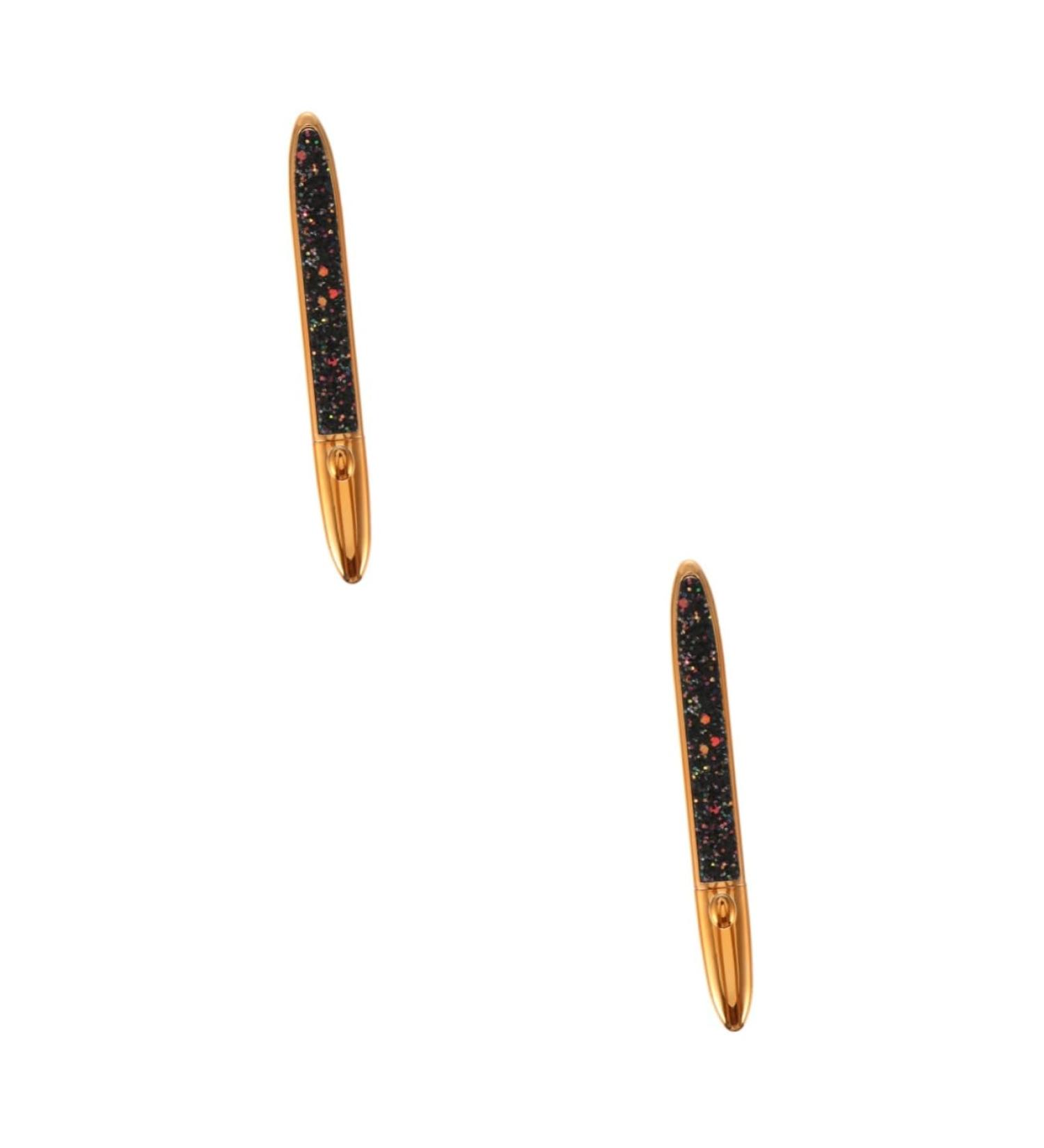 Healvian 2pcs Self Adhesive Mascara Makeup Supplies Glitter Liquid Eyeliner Black Eyeshadow Pencil Plastic - Buy Online on GoSupps.com