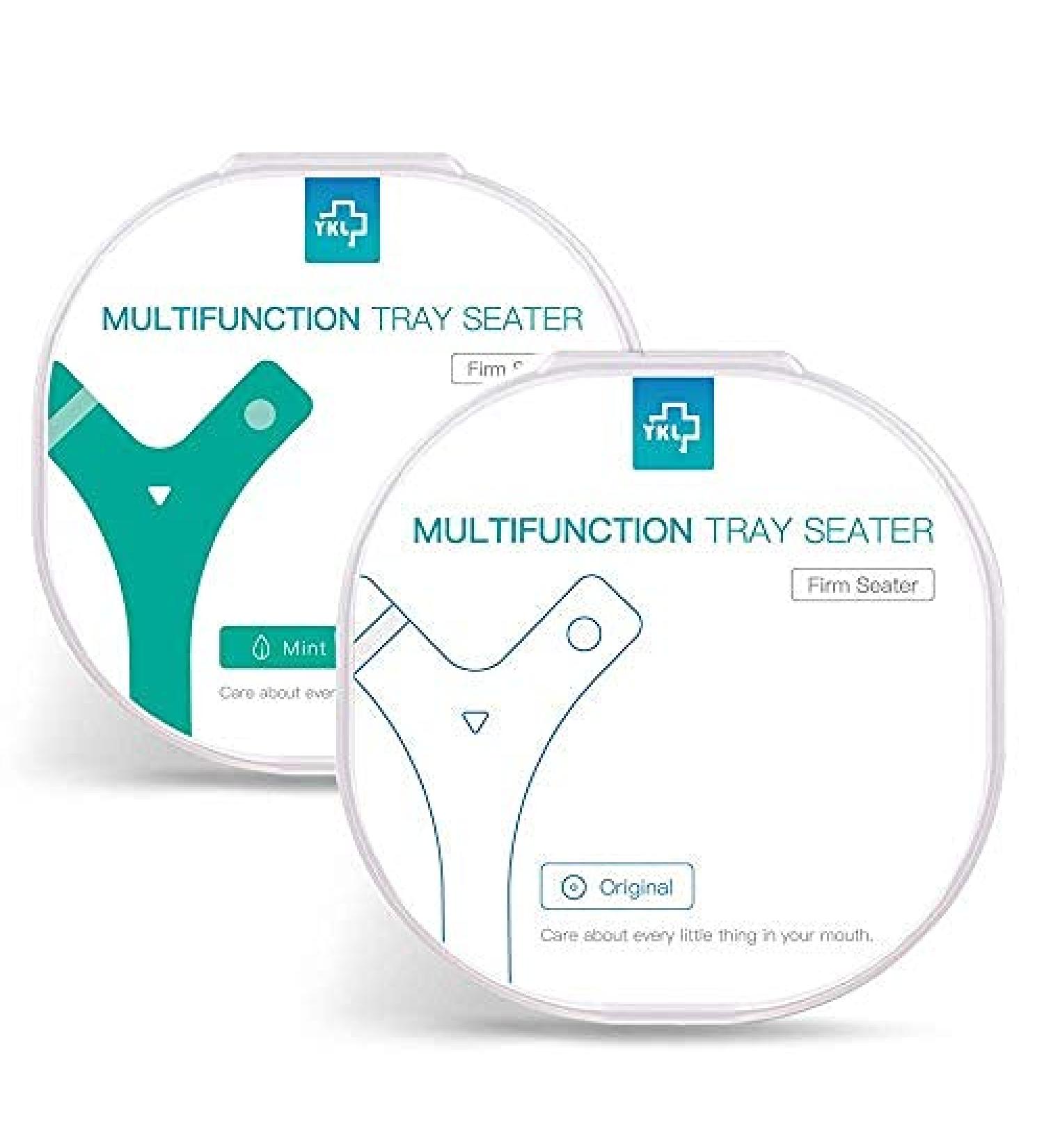 Y-Kelin Y-Shaped Aligner Chewies for Invisalign Trays - Green and White Hard Chewies for Orthodontic Aligner Seating - Buy Online on GoSupps.com