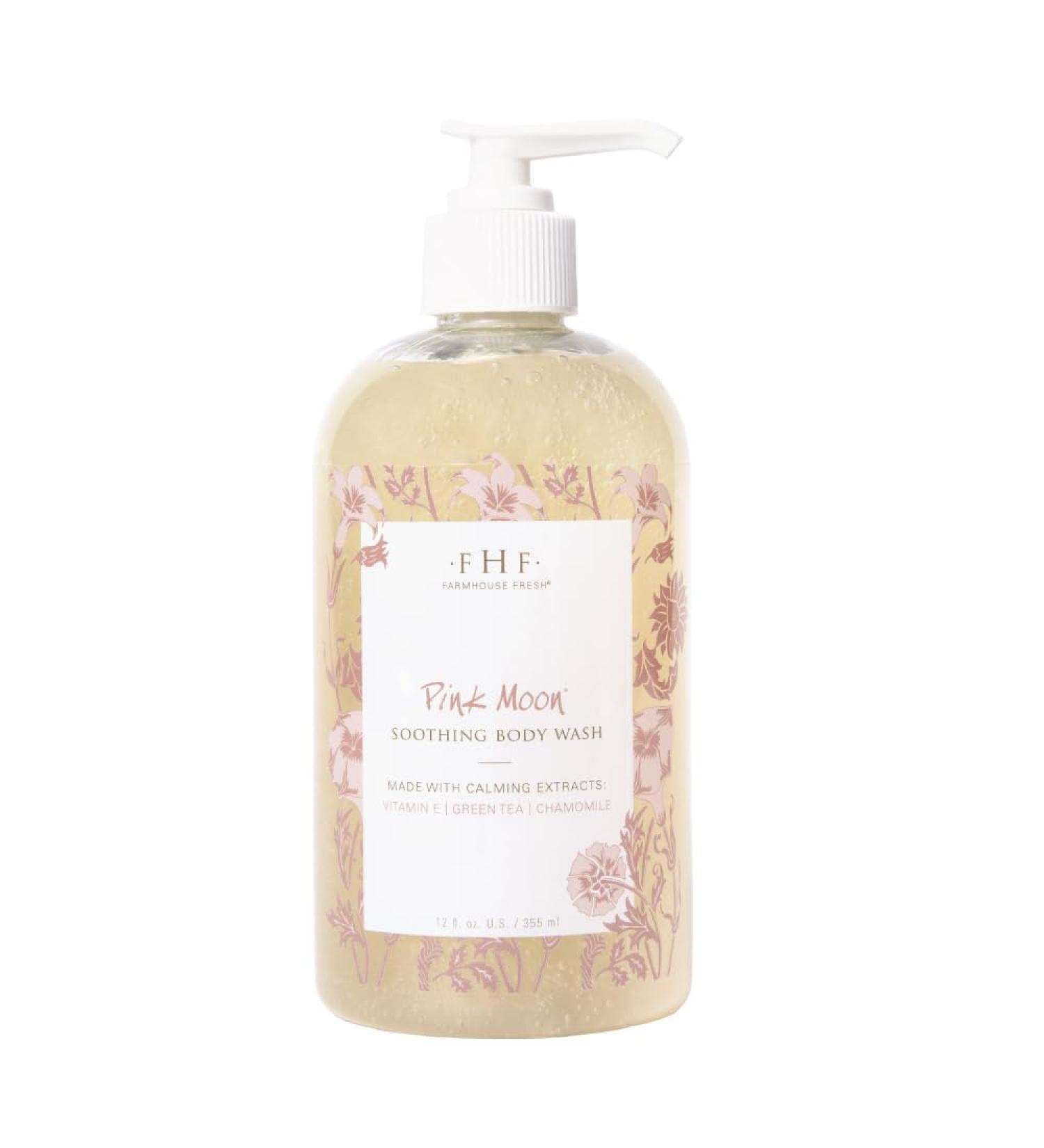 FarmHouse Fresh Pink Moon Soothing Body Wash - Luxurious Hydration & Skin Relief | International Shipping - Buy Online on GoSupps.com