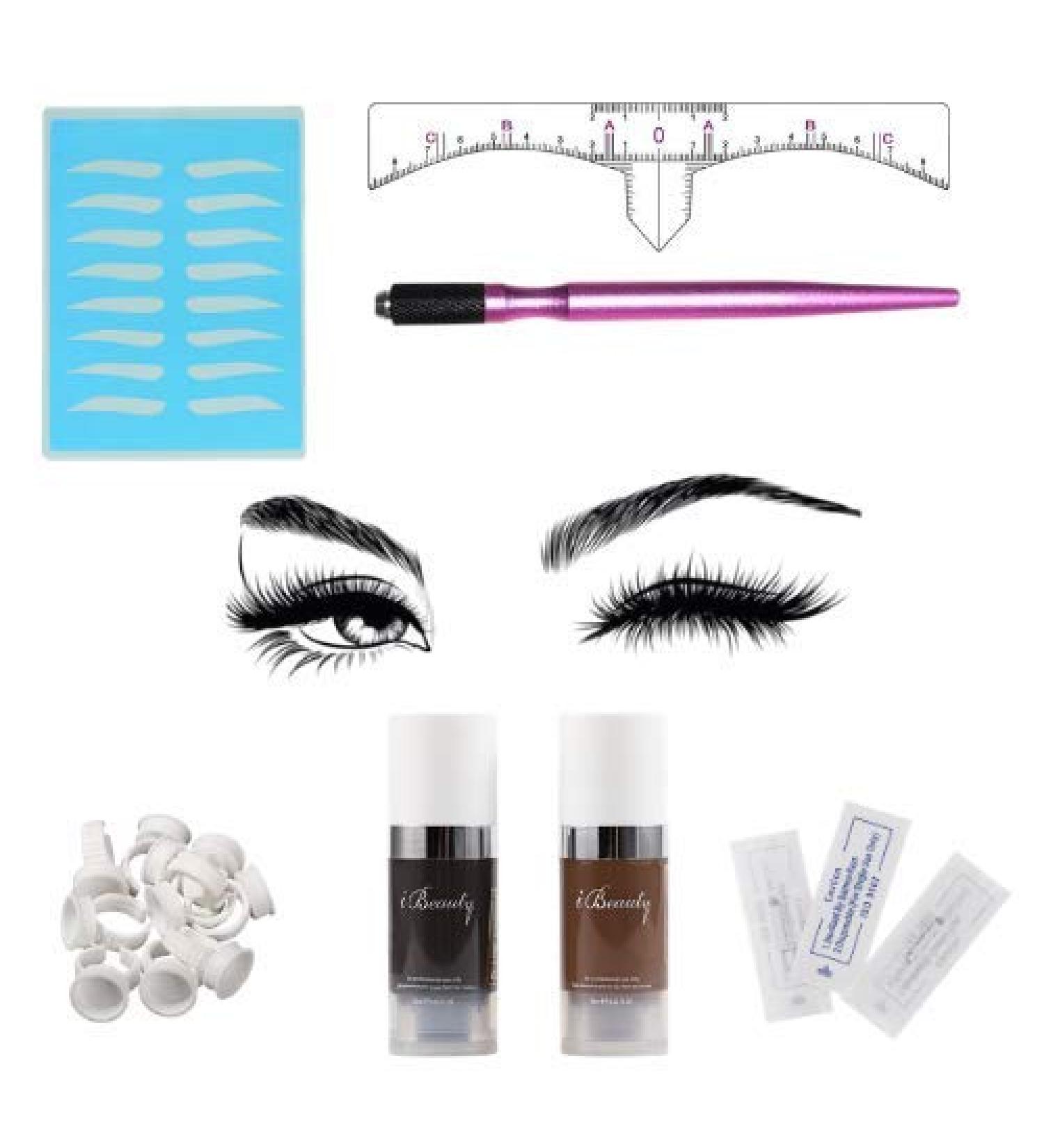 iBeauty Microblading starter set including color and accessories