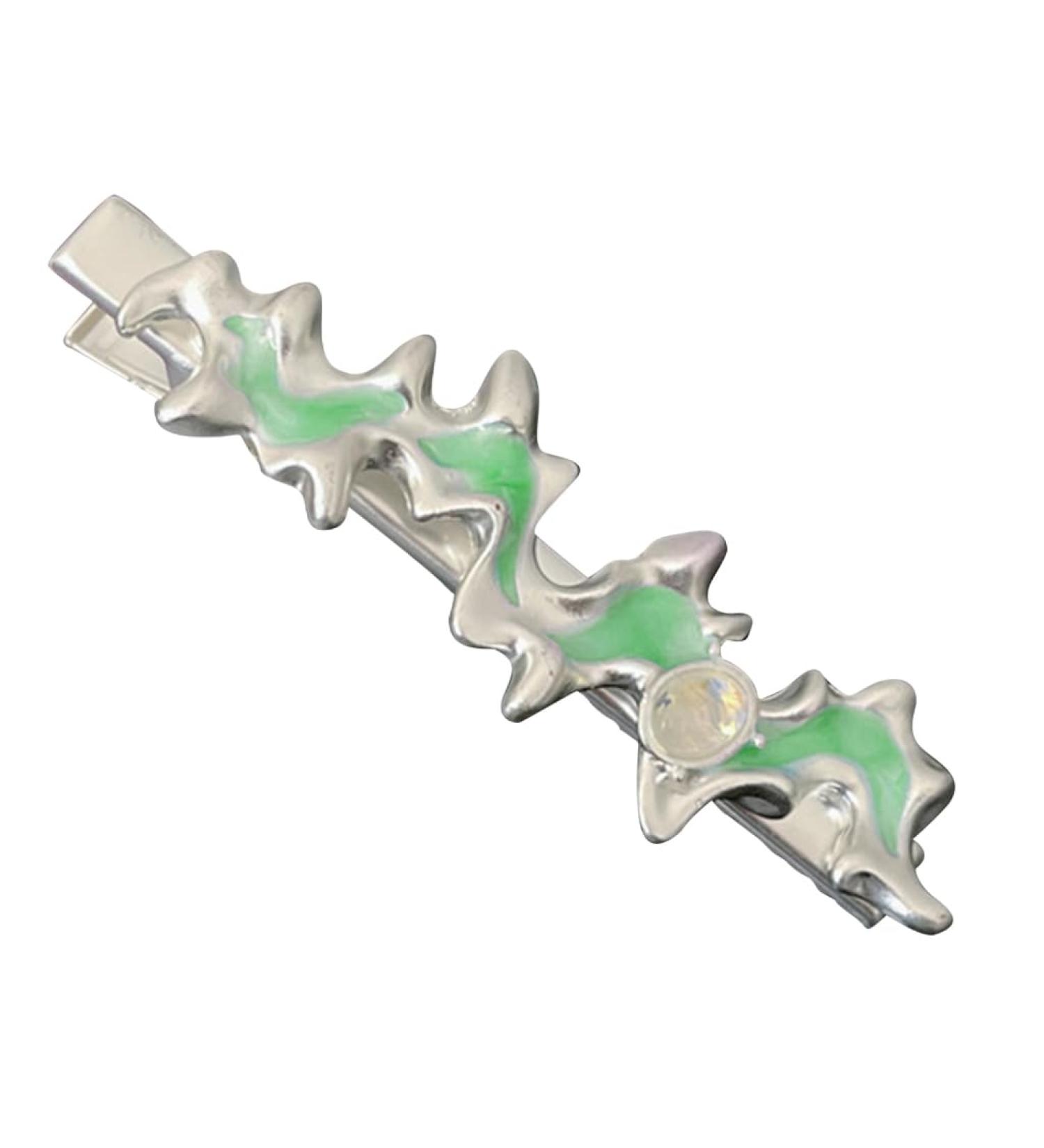 Limtula Women Girls Hair Pin Cute Side Clip Metal Duckbill Flower/Decorative Hairpin for Thick Hair Thin Hair Green 3681 - Buy Online on GoSupps.com