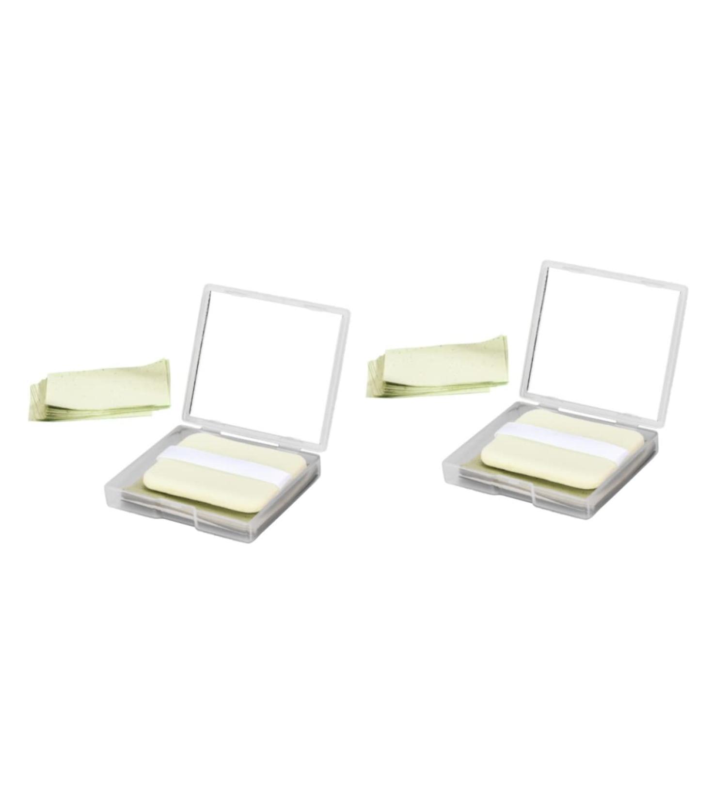 Beaupretty 2 Sets Oil Blotting Paper Practical Oil Absorbing Paper Oil Control Paper Rem -Absorbing Papers Cleaning Tissue Face Blotting Paper for Oily Skin Shrink Pores Glass Tissue Paper - Buy Online on GoSupps.com