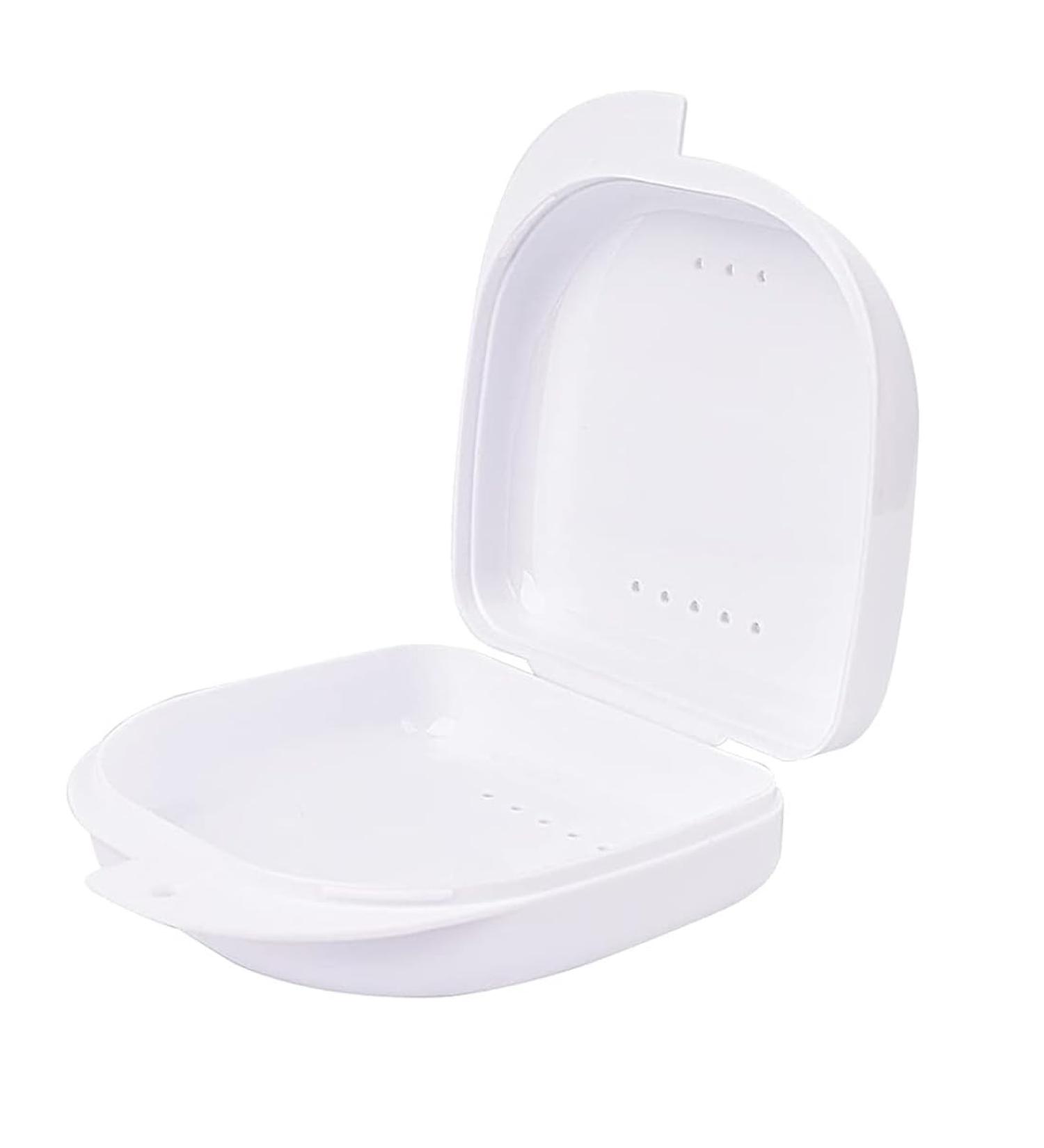 ZCSOWE 1pc White Breathable Plastic Braces Storage Box - International Shipping Available - Buy Online on GoSupps.com