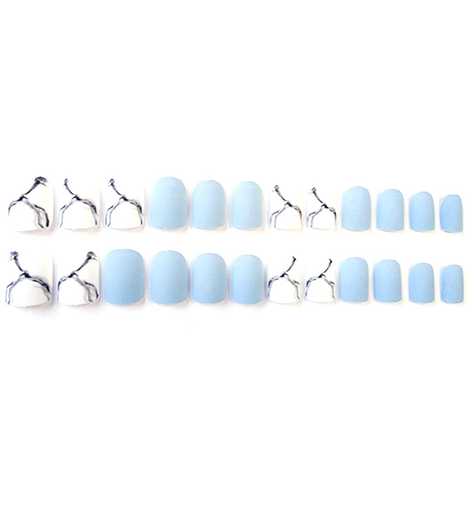Nail Tips Durable Fake Artificial Nails Environmental Plastic Perfect Length for Nail Art Learner Girls Woman Nail Art Professional Nail Specialist