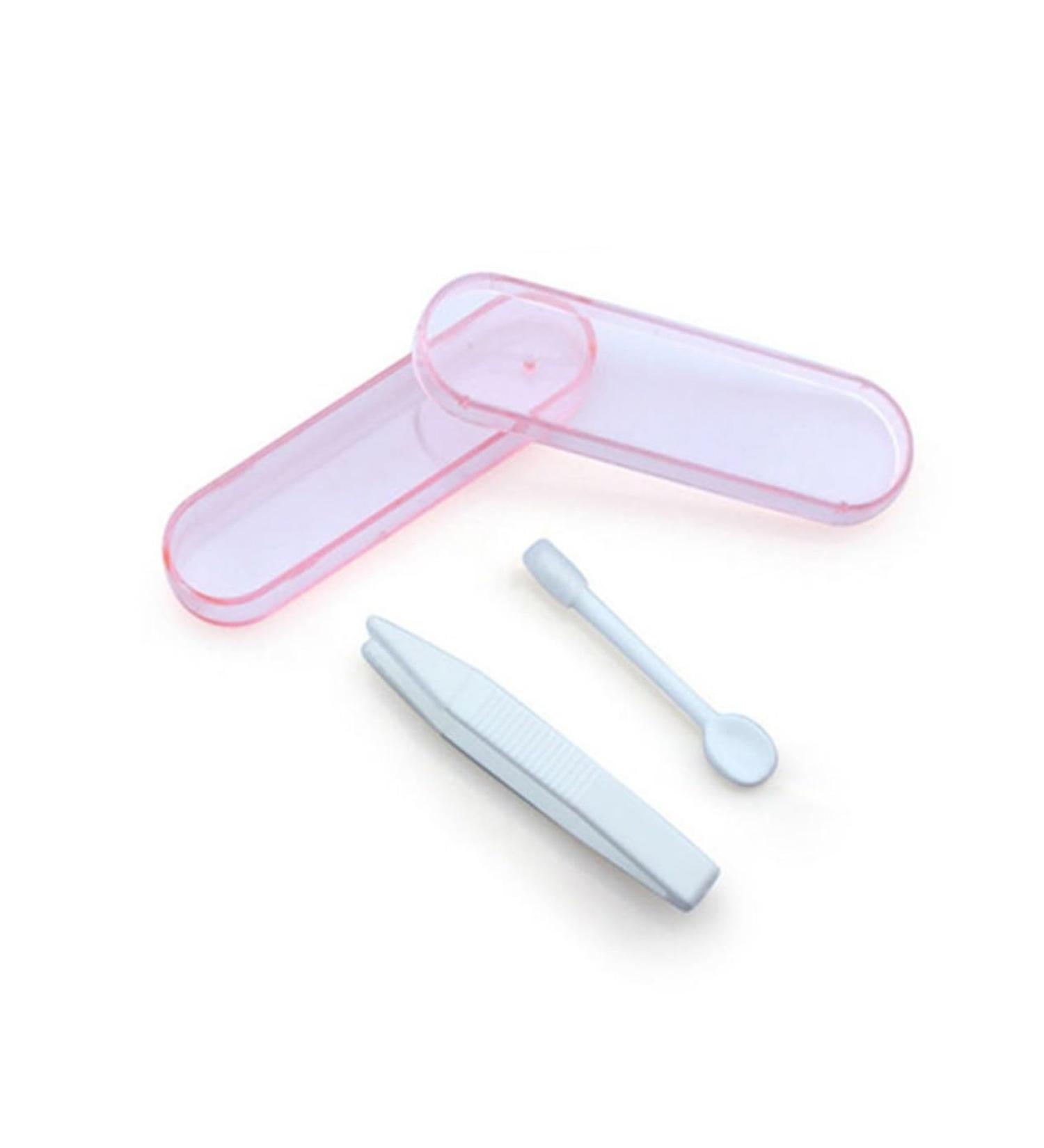 Healeved Lens Holder Box | Durable Lens Case with Tweezers for Safe Storage | International Shipping Available - Buy Online on GoSupps.com