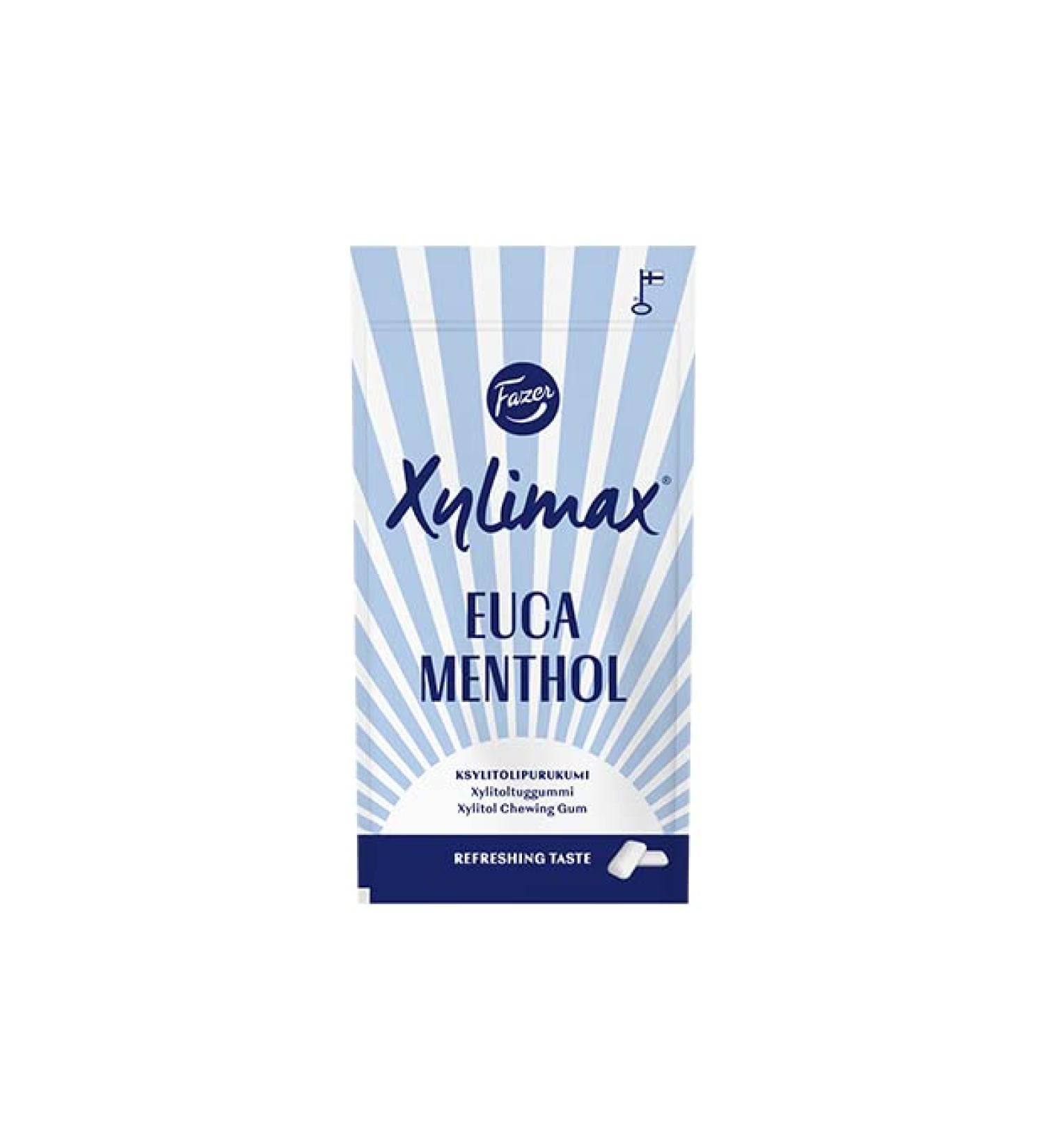 Fazer Xylimax Eucamenthol xylitol Chewing gum Box of 38g 1.3 oz