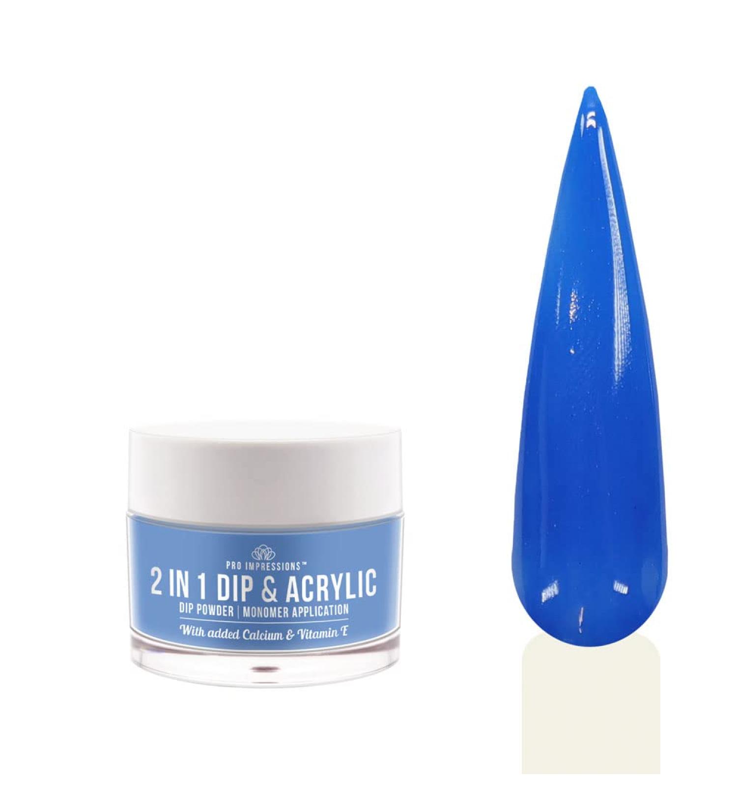 Pro Impressions Poudre acrylique 2 en 1 n 28 Bleu roi 30 g