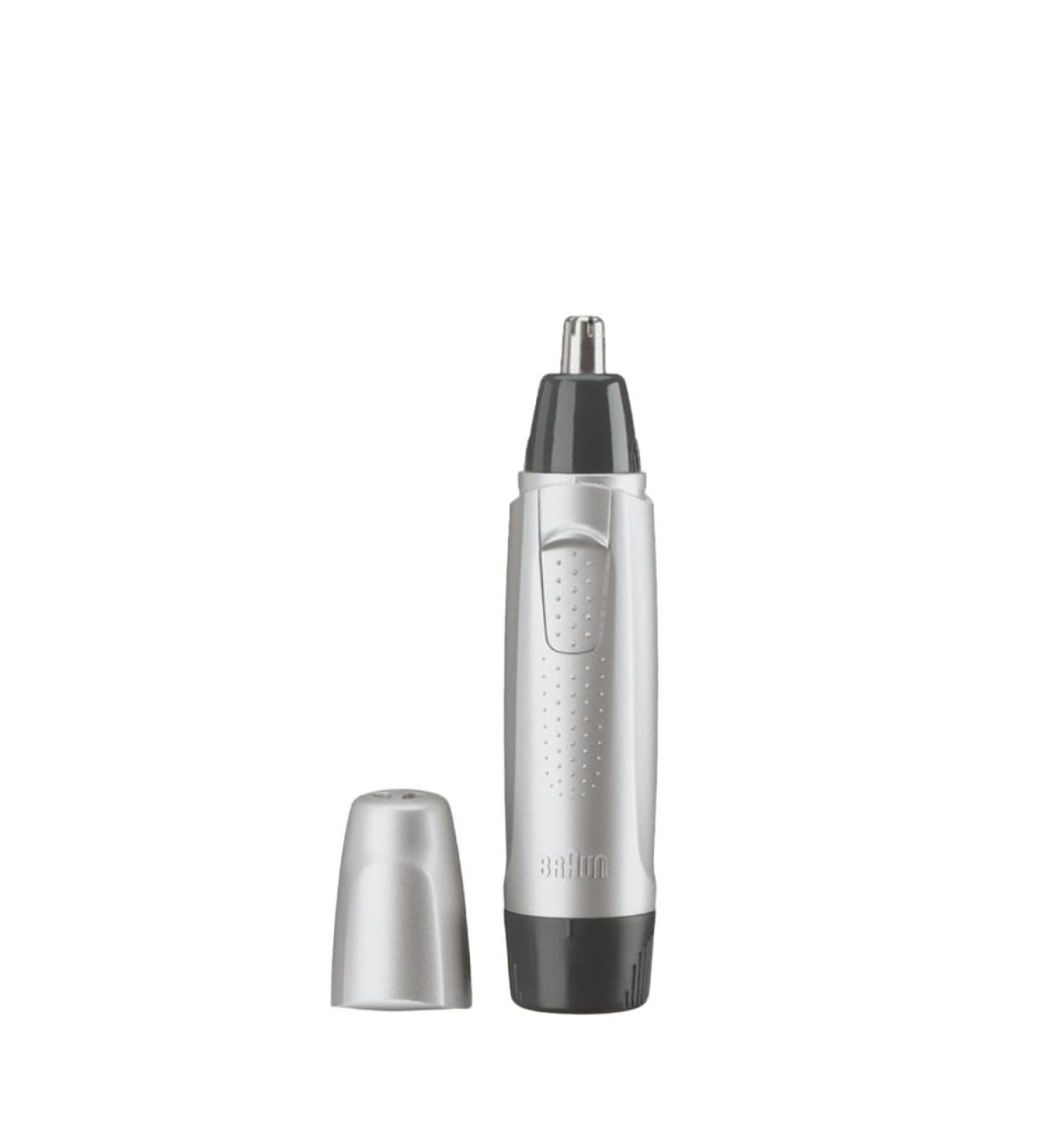 Braun Exact Series Trimmer precise nose hair trimmer/ear hair trimmer EN10 silver/black ear and nose hair trimmer