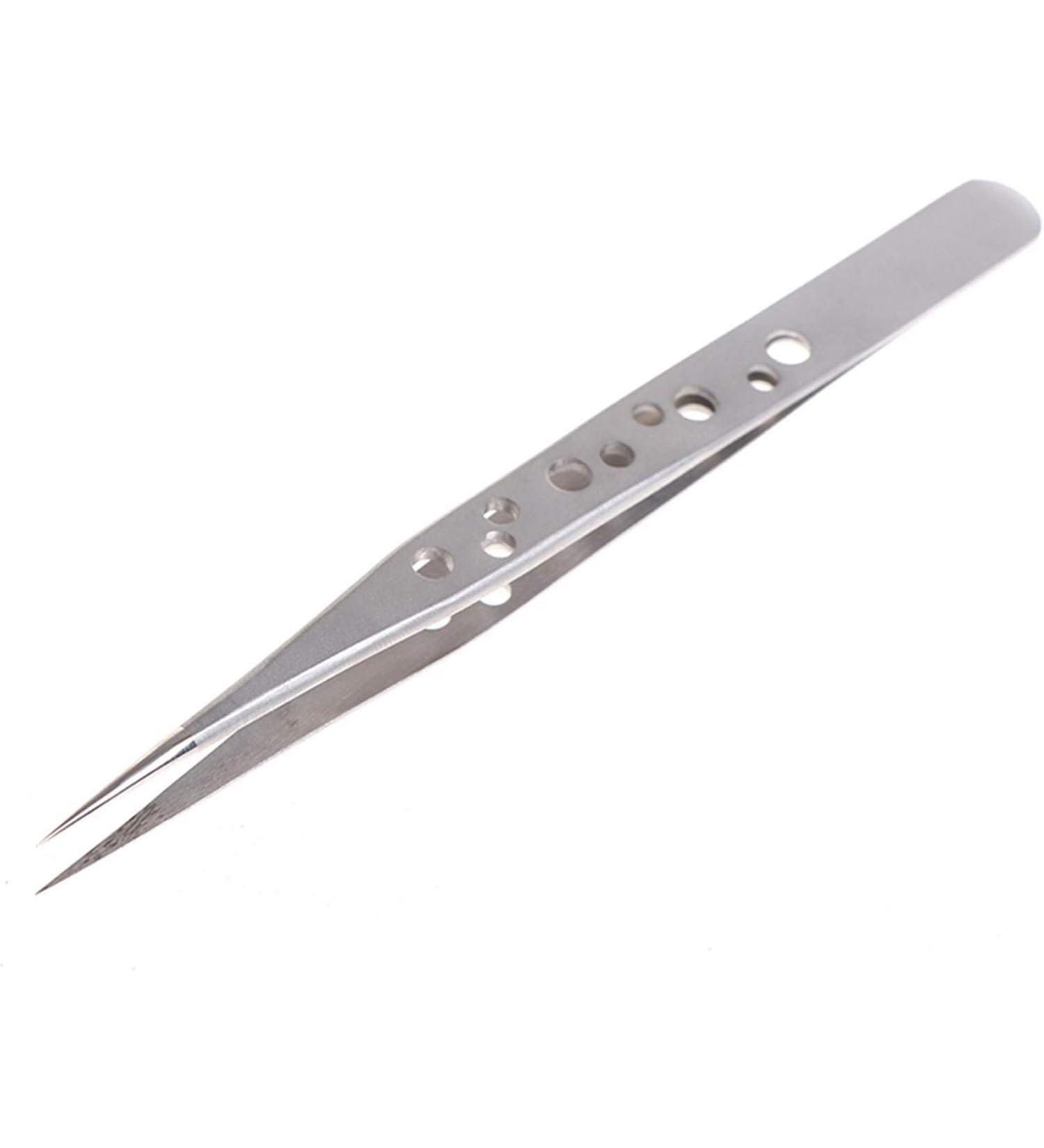 Multi-Function Tool Precision Tweezers Electronics Industrial Tweezers Curved Straight Tip Precision Stainless Forceps Phone Repair Hand Tools (Tweezer Tip Type : A3) (Size : A2) (Size : A1)
