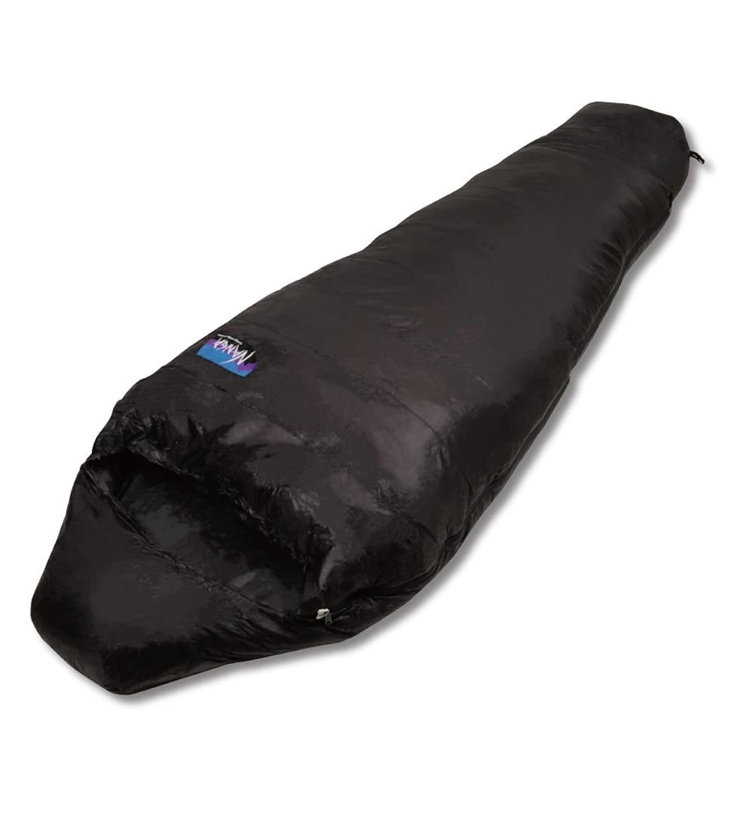 NANGA Special Order Original Schlaf 460 - All Black Regular Sleeping Bag for Ultimate Comfort | International Shipping Available - Buy Online on GoSupps.com