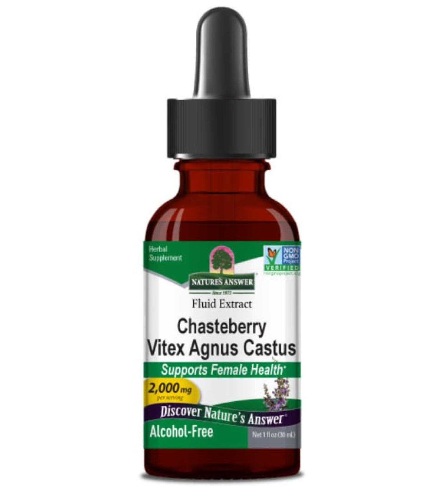 Natural's Answer Vitex Chastberry 2000mg 30ml - Buy Online on GoSupps.com