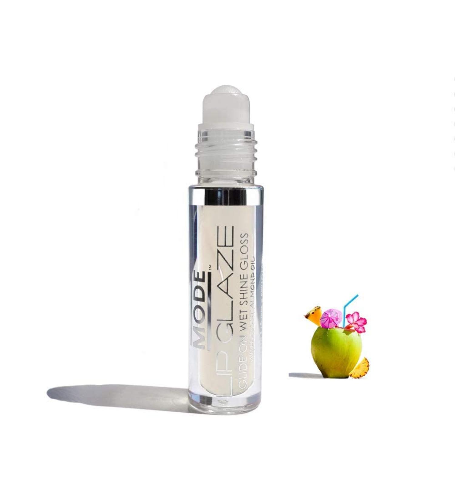 PINA COLADA MODE Lip Glaze - Sheer Wet Shine, Hydrating Natural Skincare with Fruit Oils, Vegan & Cruelty-Free - Buy Online on GoSupps.com