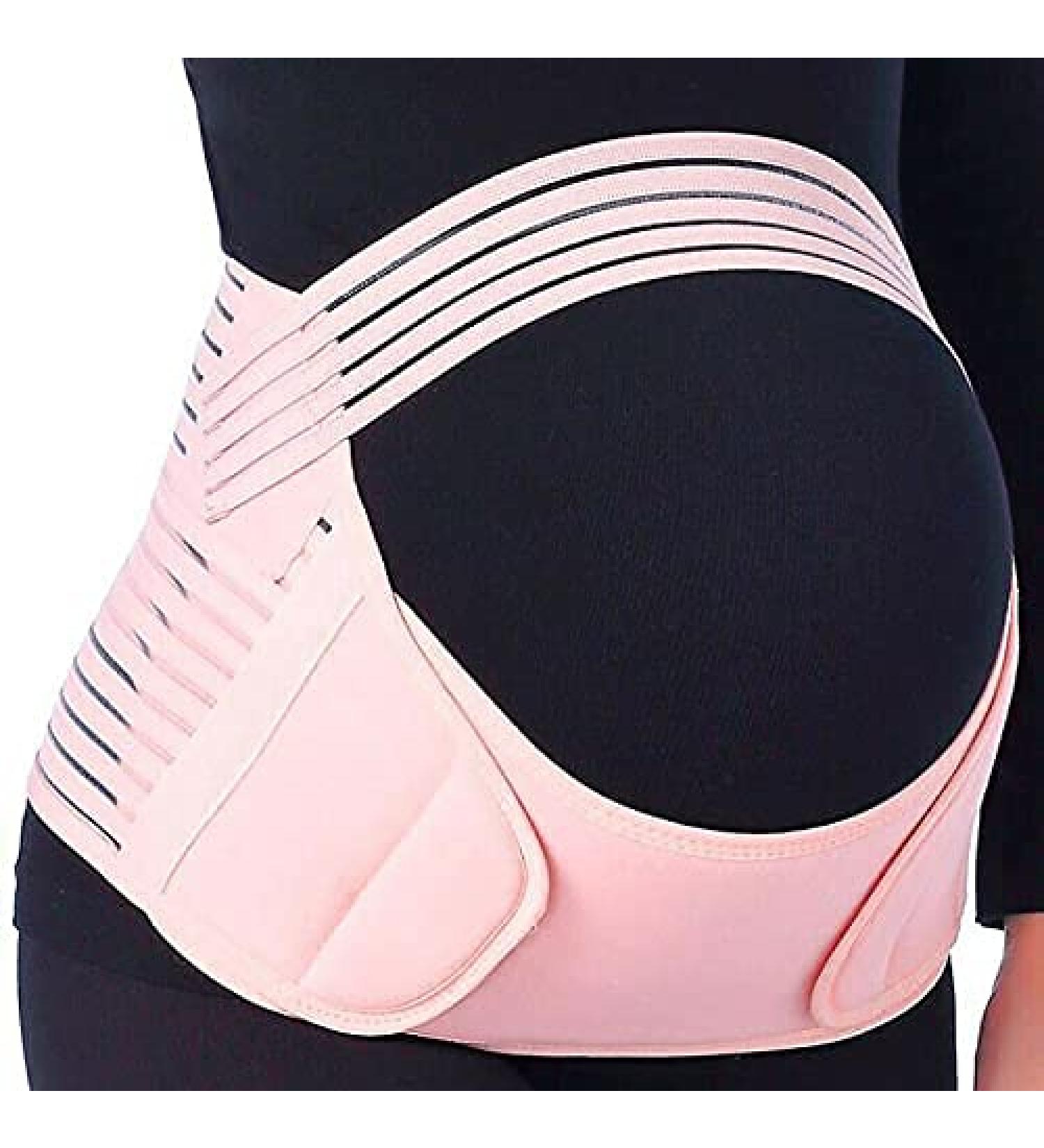 Jamila Maternity Belt - Pink XXL Pregnancy Support for Back, Waist, Belly - Relieve Pelvic Hip Pain, Labour & Recovery - Buy Online on GoSupps.com