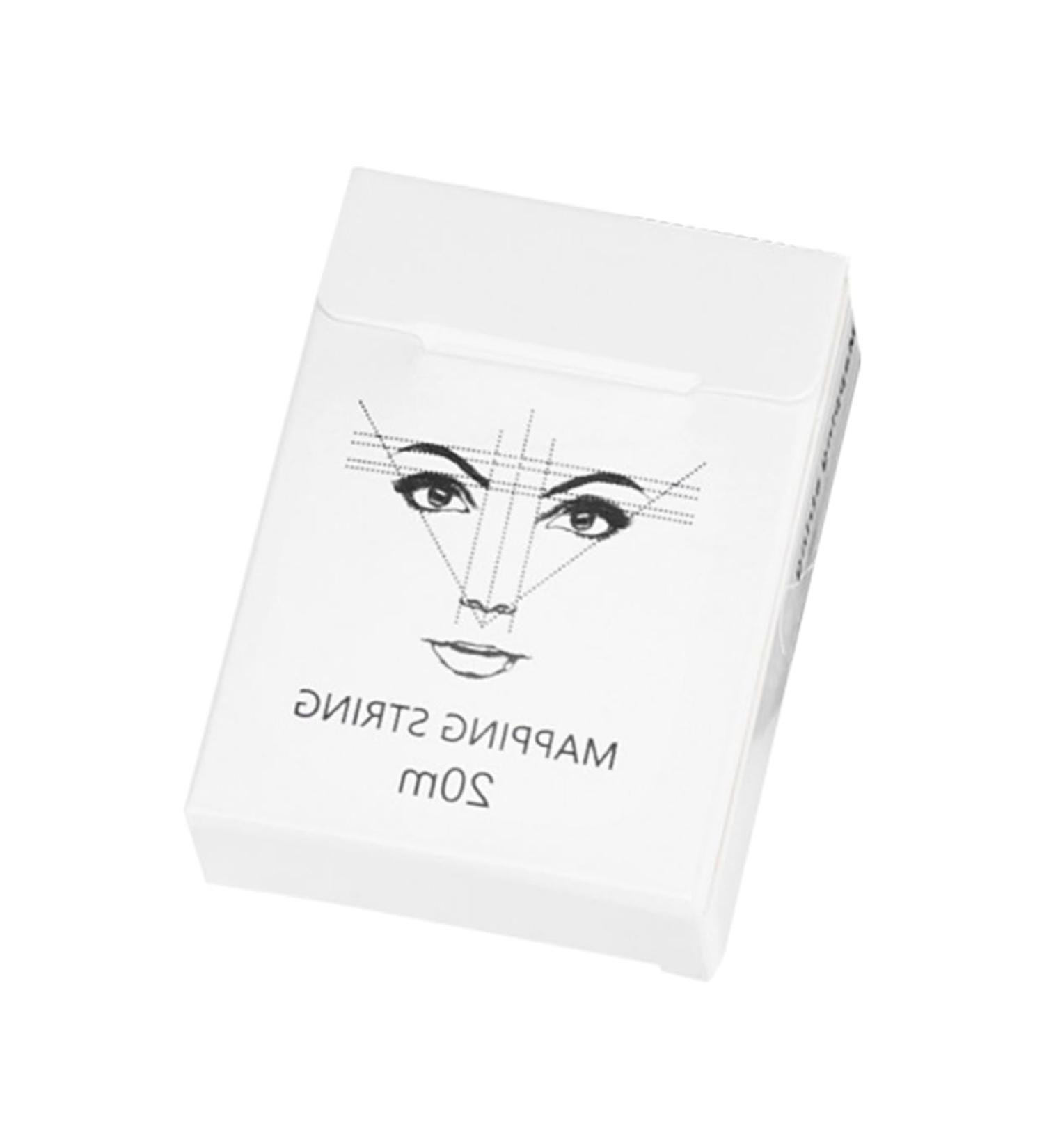 Housoutil 1box Locating Measuring Salon Embroidered Tools Auxiliary Makeup Rulers Drawing Supplies 6x4.5cm White - Buy Online on GoSupps.com