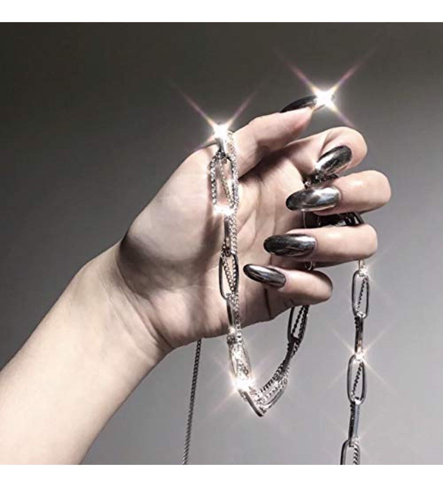 Buy Sethain Glossy Oval Press-On Nail Tips - 24 Piece Complete Set for Women & Girls | International Shipping - Buy Online on GoSupps.com