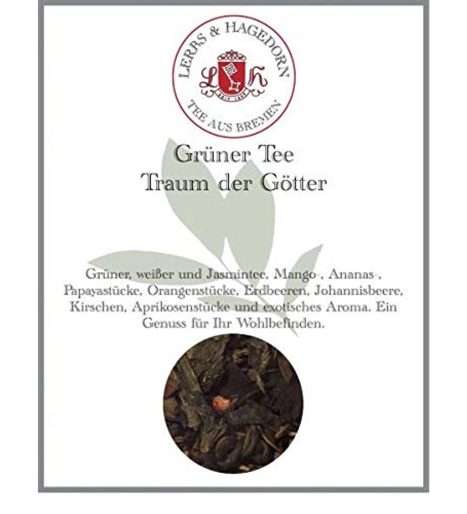  Lerbs & Hagedorn Dream of the Gods Green Tea 250g - Buy Online on GoSupps.com