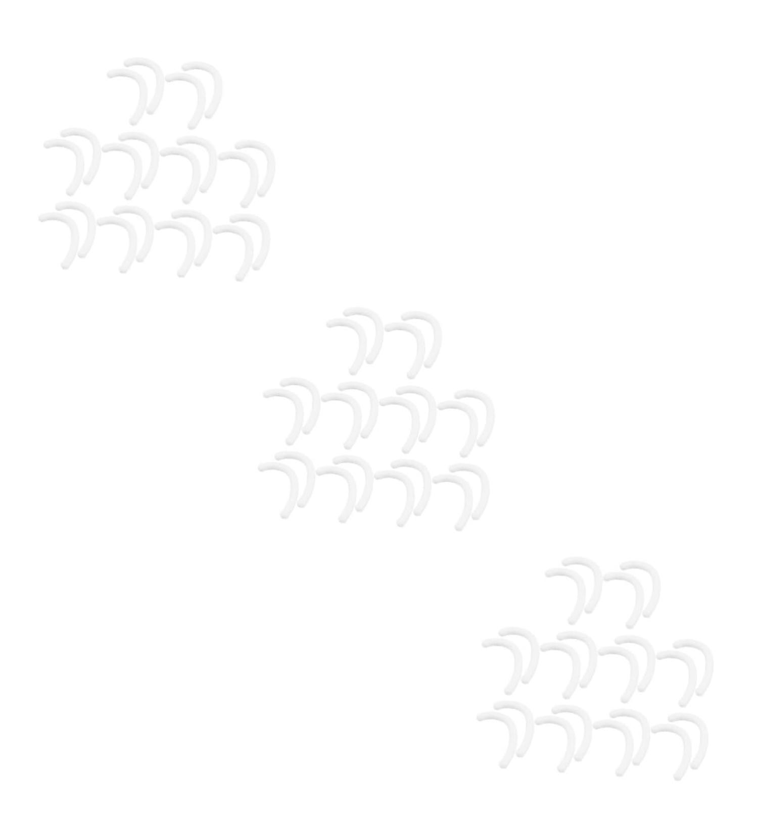 Shop Gleavi 30 Pair Anti-Snag Earlick Face & Mouth Protection - Adjustable Anti-Slip Ear Hooks for Glasses - Reusable Ear Strap Adjusters - Buy Online on GoSupps.com