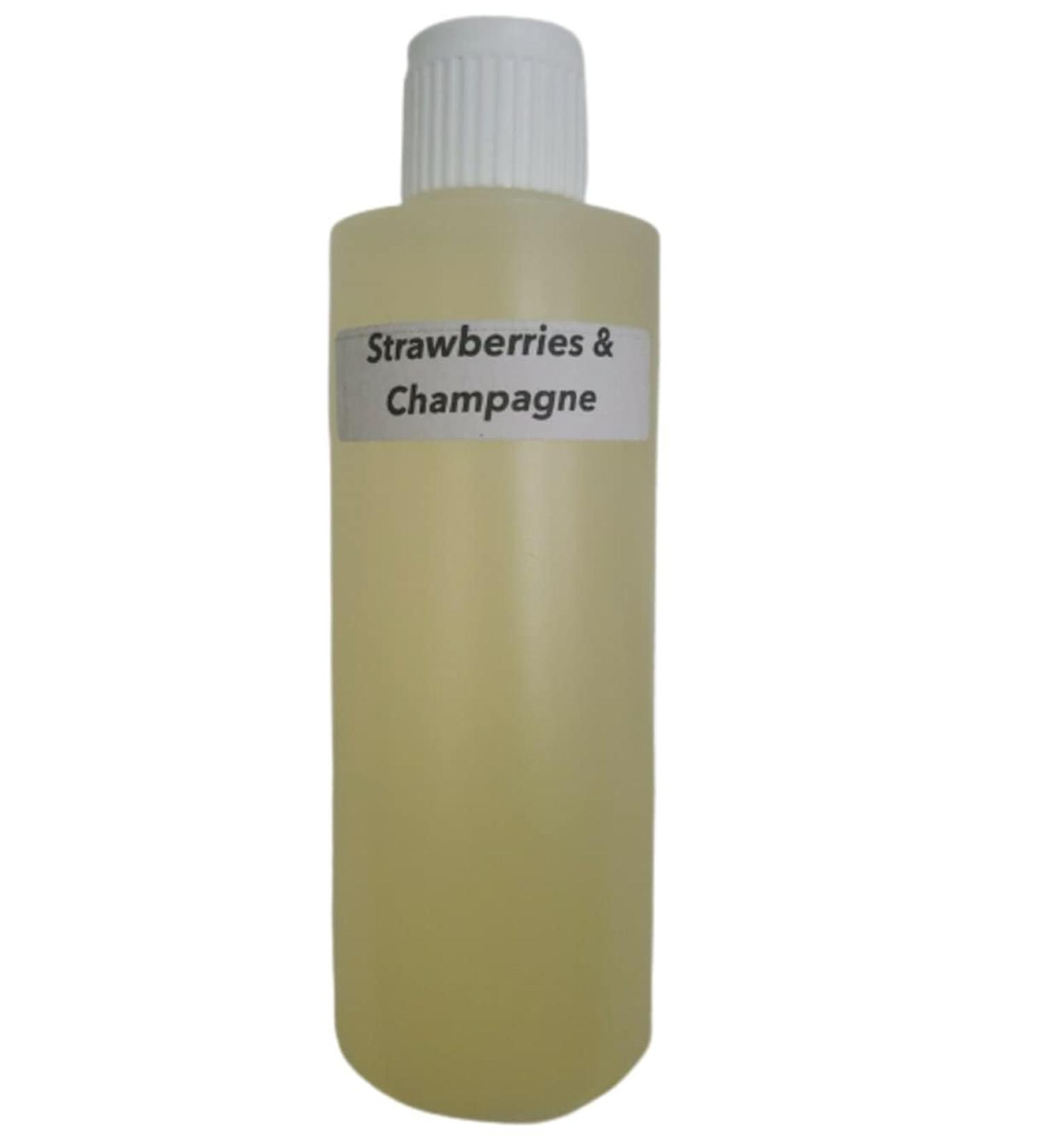 4oz Strawberries and Champagne Type Women Perfume Oil Pure Body Oil Fragrance Oil with Smooth Aromatic Blend for Everyday Personal Use