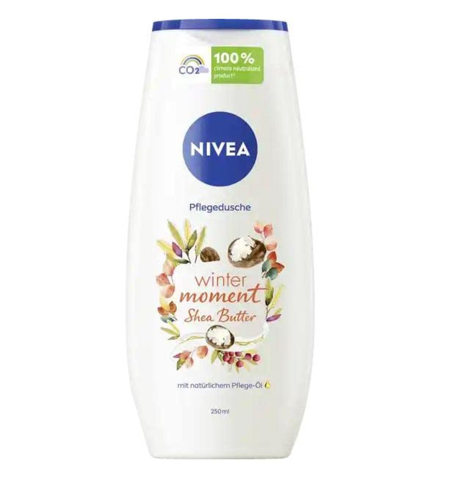 Nivea Winter Moment Shea Butter Shower Cream 6 x 250 ml