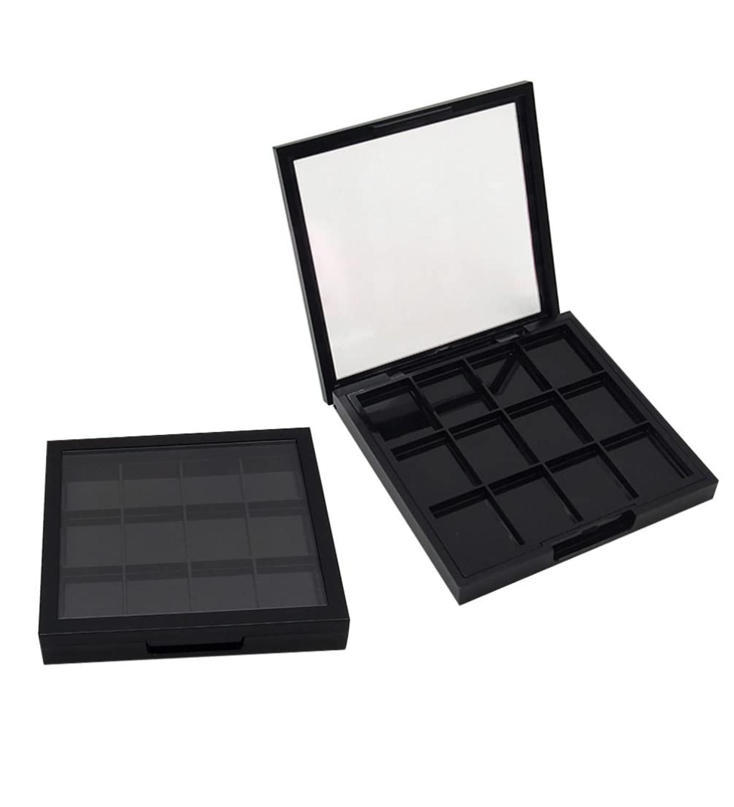 Beaupretty 1pc 12 Empty Eyeshadow Dish Magnetic Empty Lipstick Diy Eyeshadow Make up Travel Bulk Organizer - Buy Online on GoSupps.com