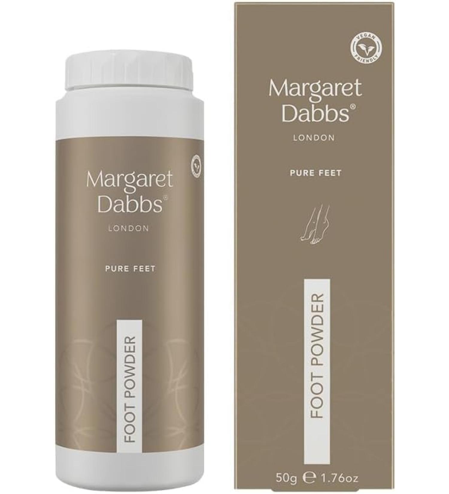  Margaret Dabbs Margaret Dabbs Pure Feet Foot Powder for Odour Control and Freshness 50g - Buy Online on GoSupps.com