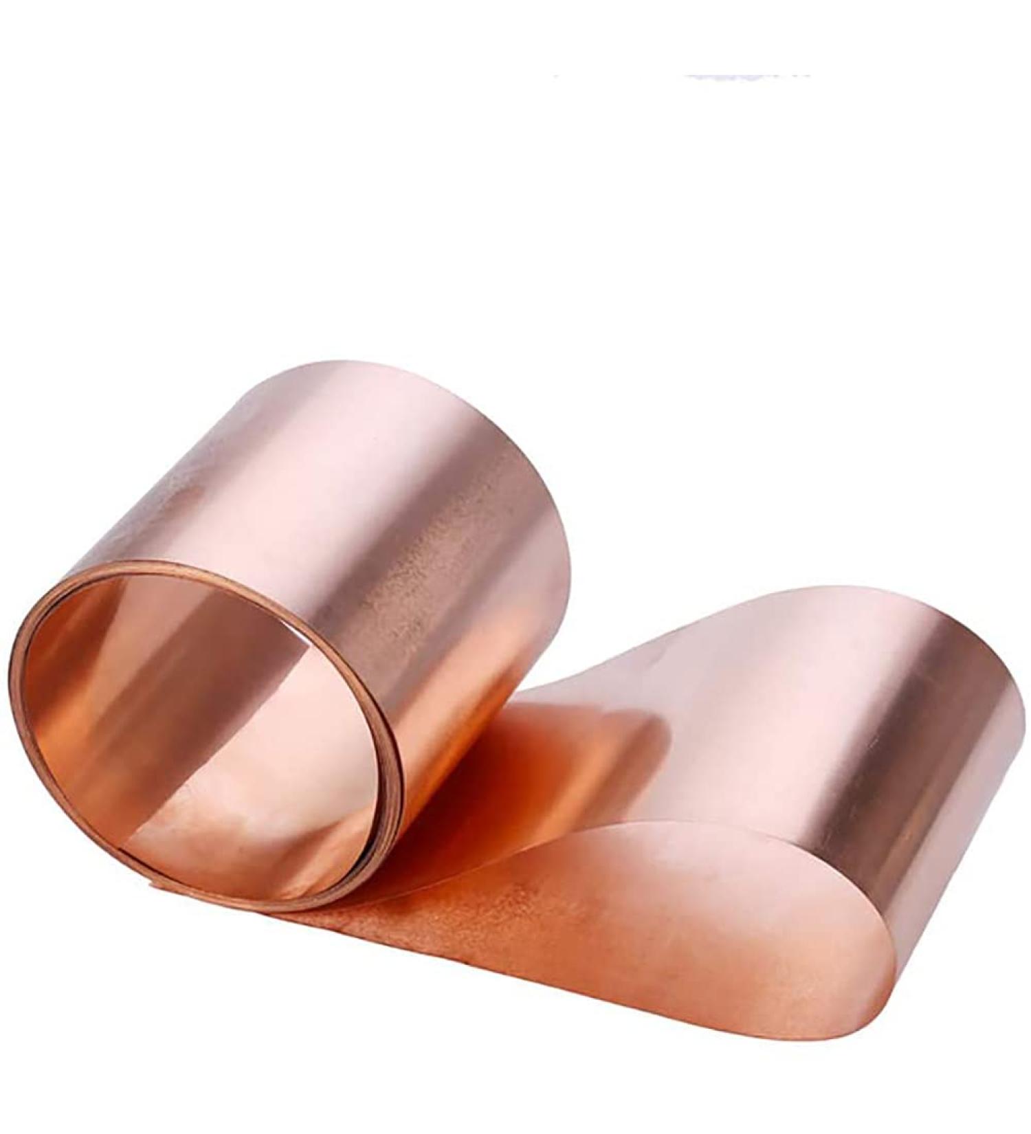 KUUOPLA High Purity Copper Sheet Roll Cu Metal Plate 1000mmx300mm Thickness: 0.8mm - Buy Online on GoSupps.com
