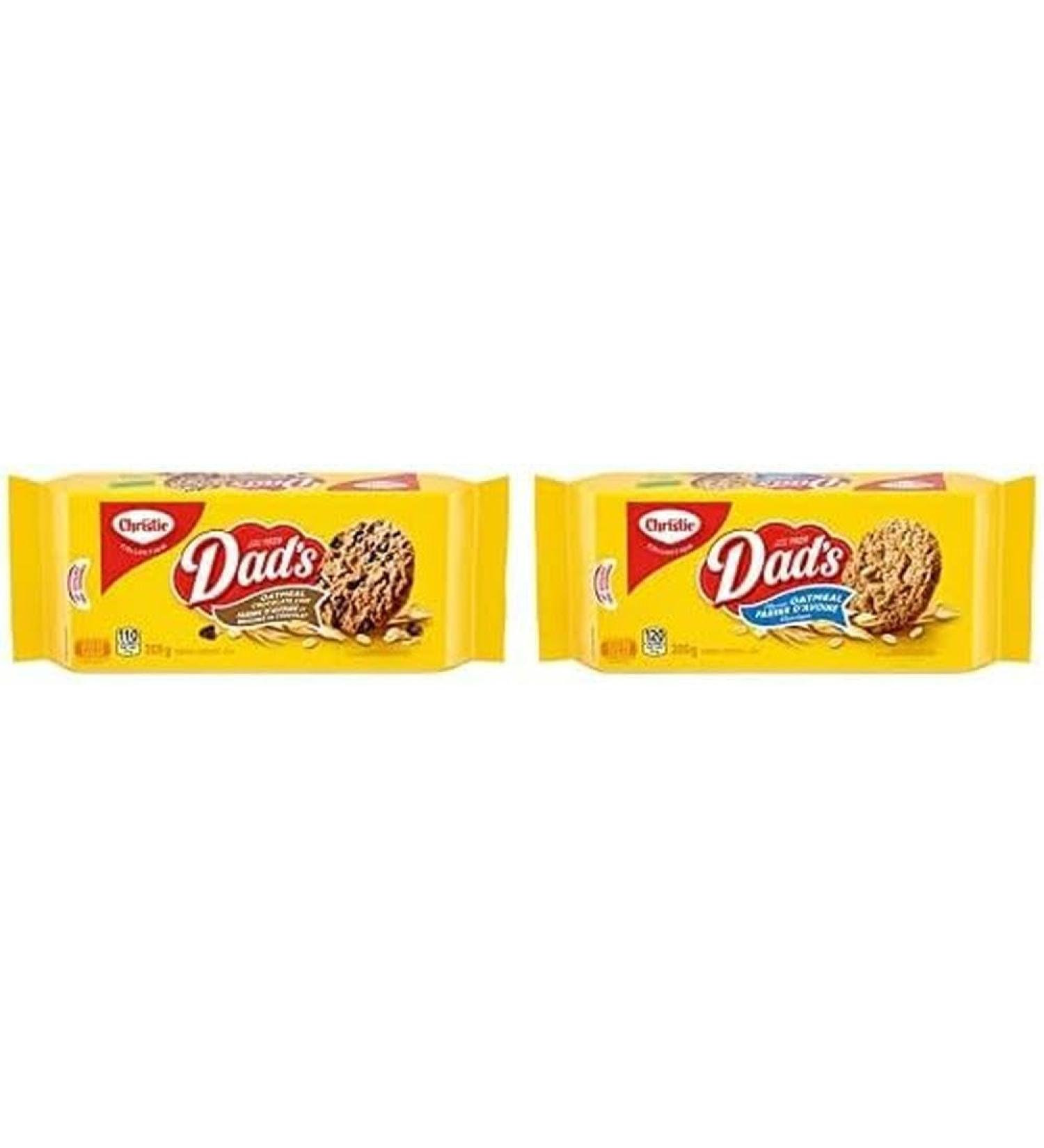 Dads Oatmeal Chocolate Chip Cookies 305g with Original Cookies 320g