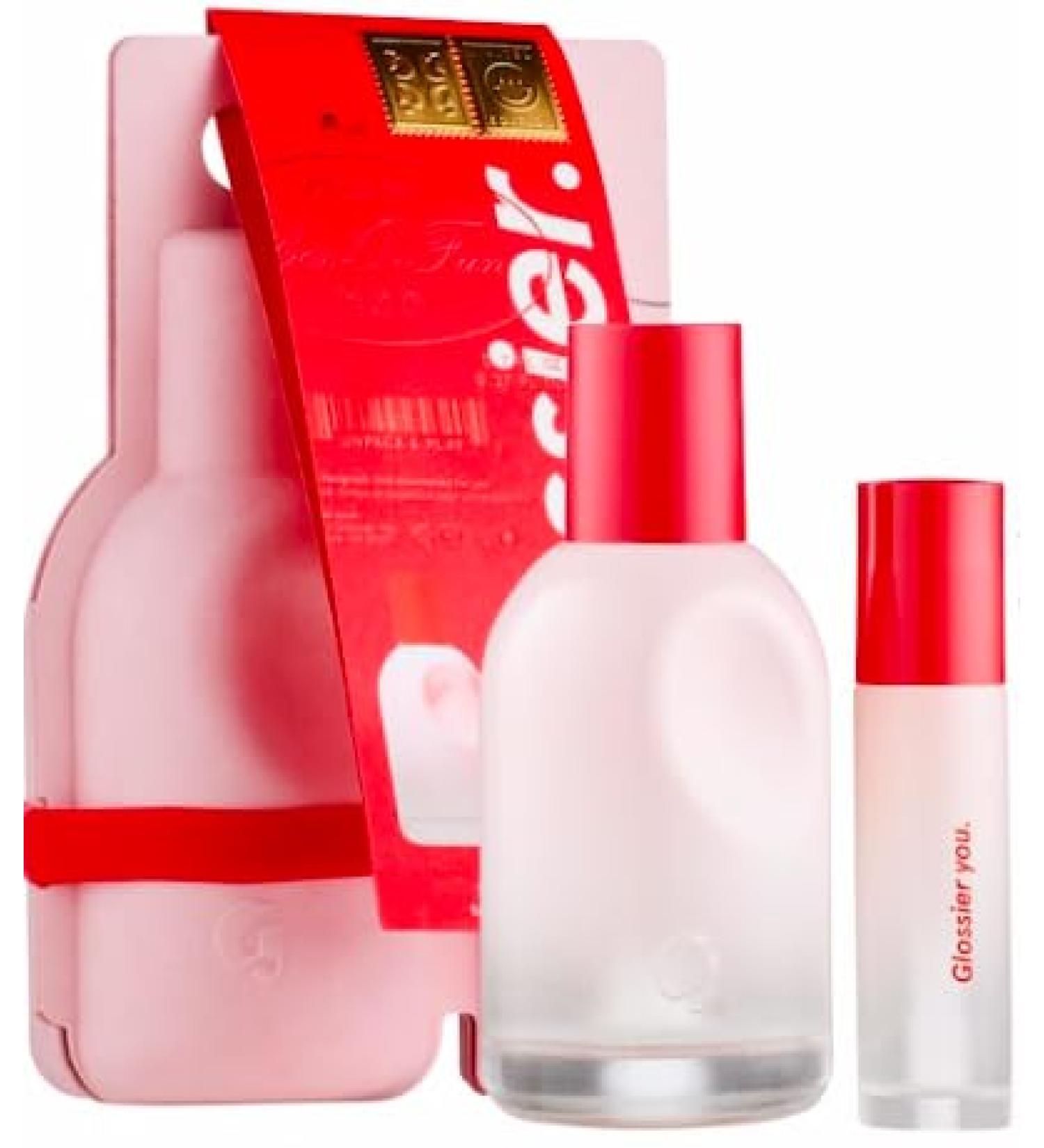 Glossier You Limited Edition Two of You Eau de Parfum Holiday Gift Set - Full Size Spray (1.7oz / 50ml) and Travel Size Rollerball (0.27oz / 8ml) - Buy Online on GoSupps.com