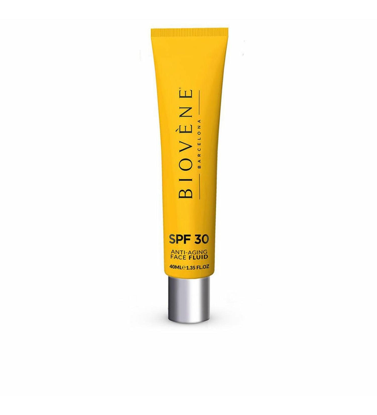 Biovene Hyaluronic Acid SPF30 Anti-Aging Face Fluid with Green Tea N I A C I N Organic Coconut