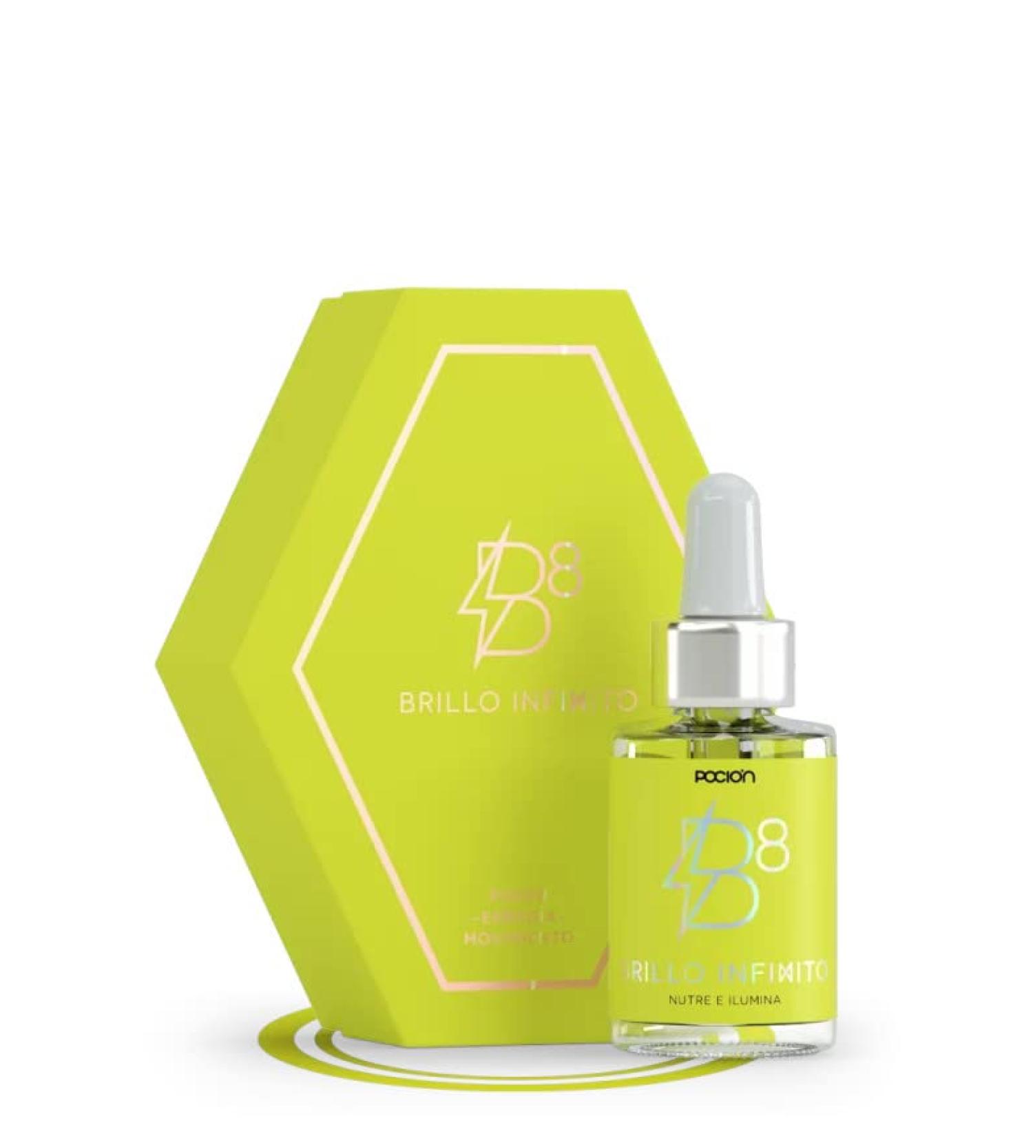 Brillo Infinito B8 Hair Oil Drops 1oz-30ml | Regeneration Potion for Hair | Colombia - Buy Online on GoSupps.com