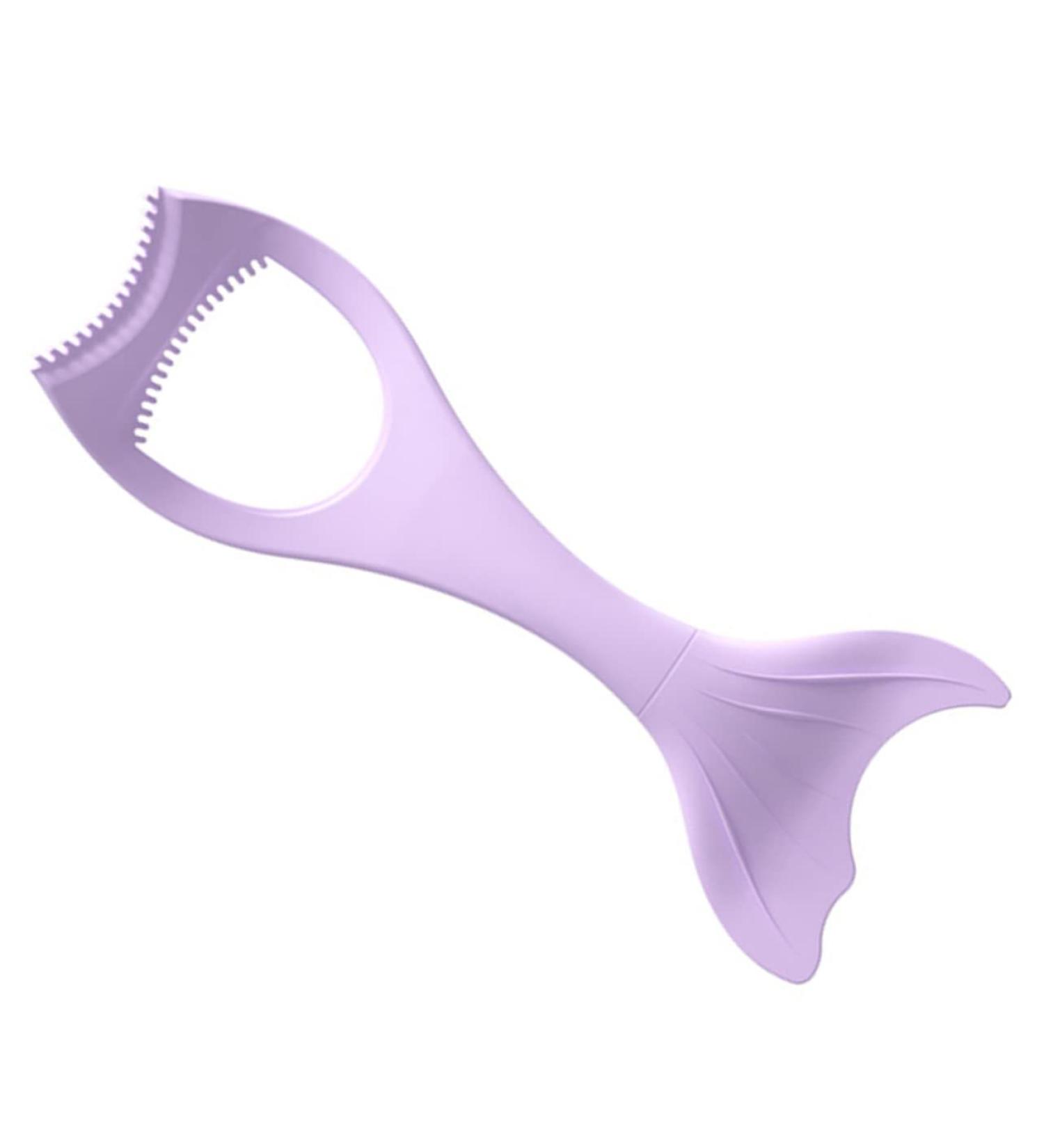 FOMIYES Mascara Brush Makeup Silicone Makeup Applicator Women Cosmetics Aids Protection Girl Imprint 15X5.7CM Violet - Buy Online on GoSupps.com