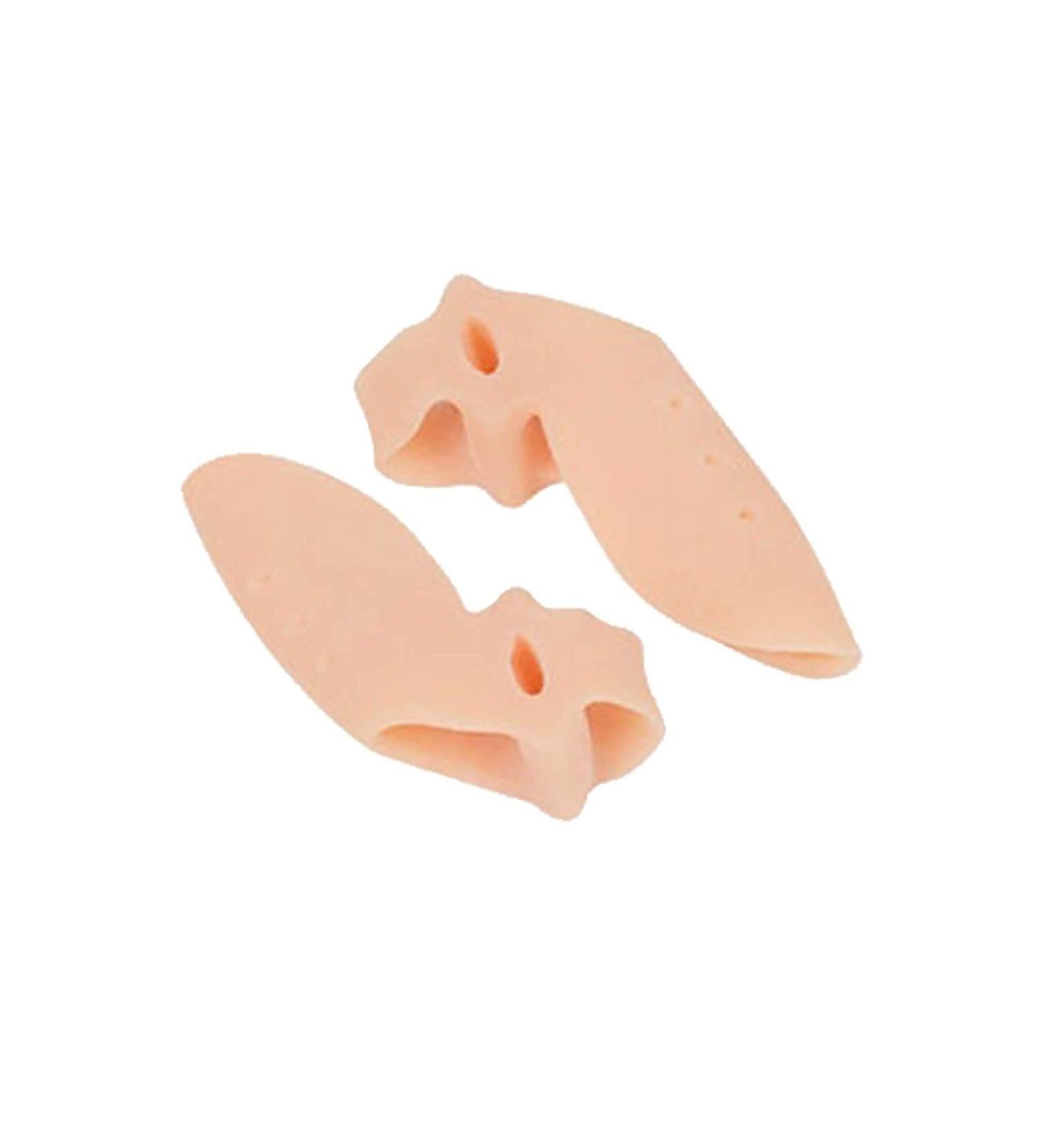 Cactus Candy Gel Toe Separators for Bunion Corrector - Overlapping Toe Pads with 2 Loops, Bunion Splint & Big Toe Space - One Size Fits All - Buy Online on GoSupps.com