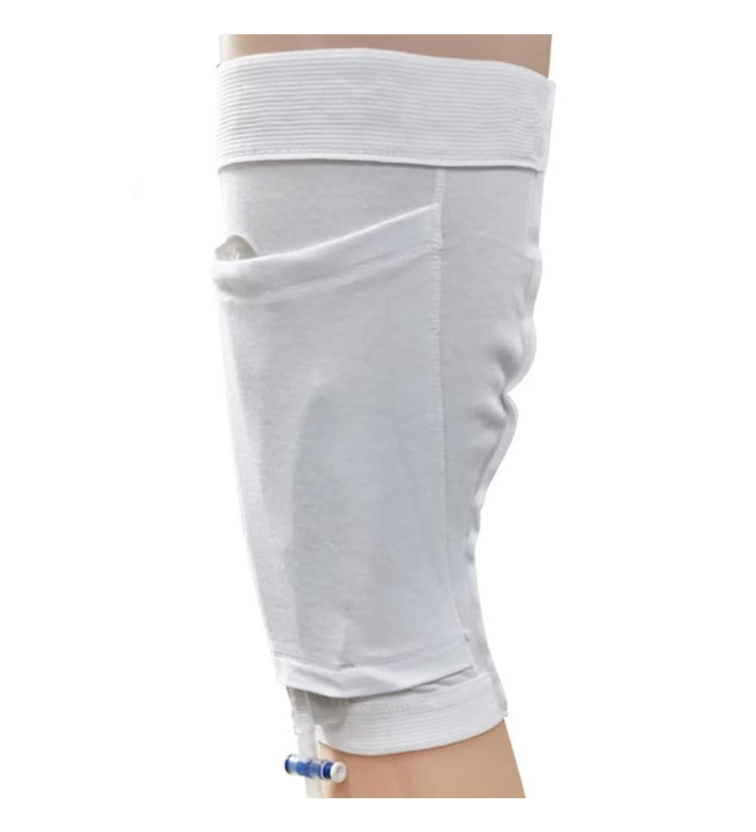 Catheter Leg Bag Holder & Strap | Anti-Slip Urinary Drainage Tube Stabilization Device | Durable & Comfortable Catheter Holder (L - Buy Online on GoSupps.com