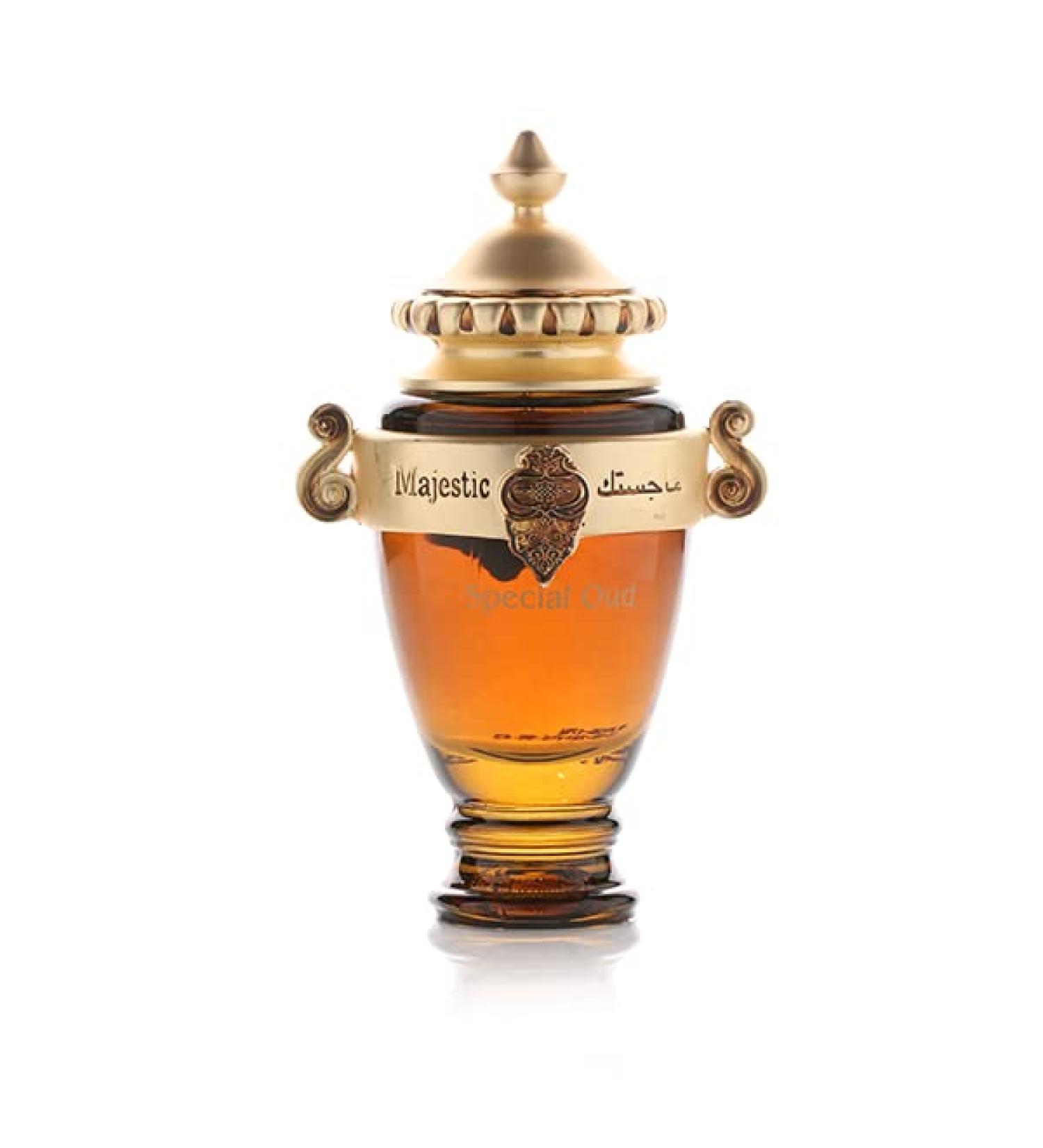 Arabian Oud MAJESTIC SPECIAL OUD 100 ml | Eau de Parfum for Men | Oud Rosemary Amber Sandalwood | Oud and Oriental Scent. - Buy Online on GoSupps.com