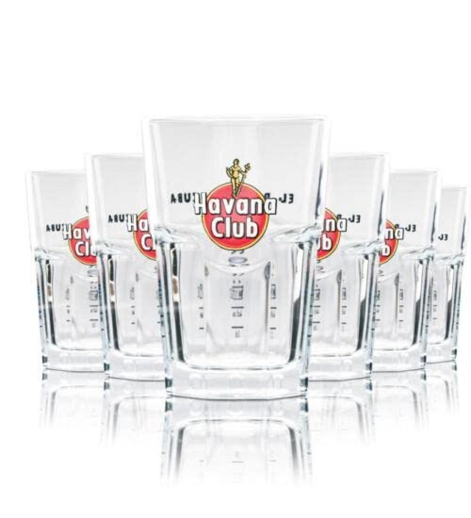 Shop 6 Havana Club Cuba Libre & Mojito Glasses | Perfect for Cocktails | International Shipping Available - Buy Online on GoSupps.com