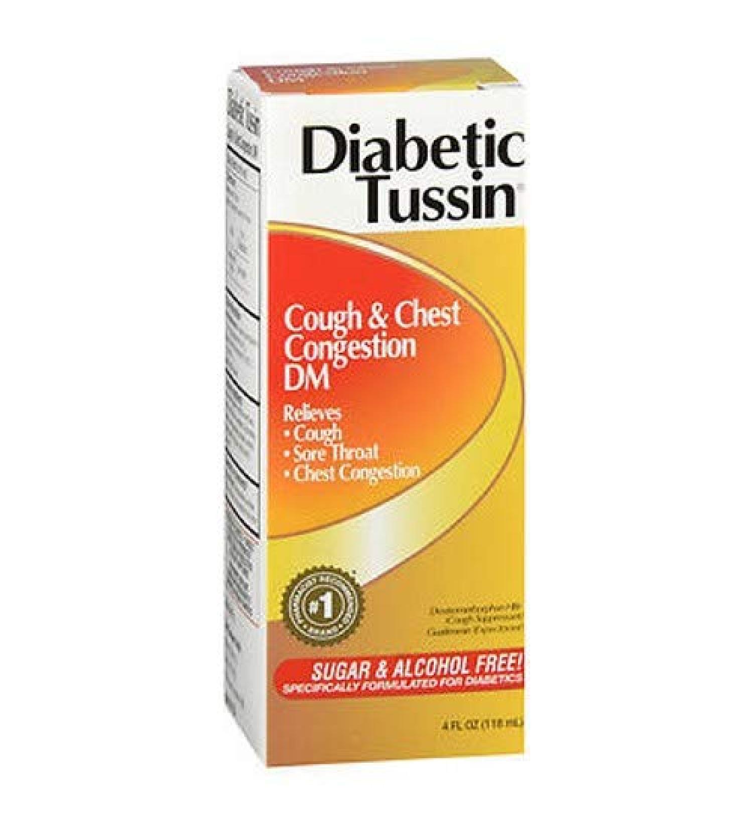 Diabetic TUSSIN DM Expect Size: 4 OZ