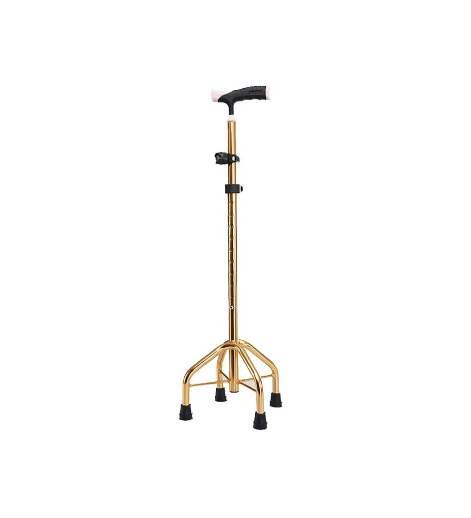 Cane Walking Stick Walking Stick Four-Legged Walking Stick Lightweight Non-Slip Multifunctional Crutch for The Elderly with Fracture (Color : Gold) Smooth Sailing - Buy Online on GoSupps.com