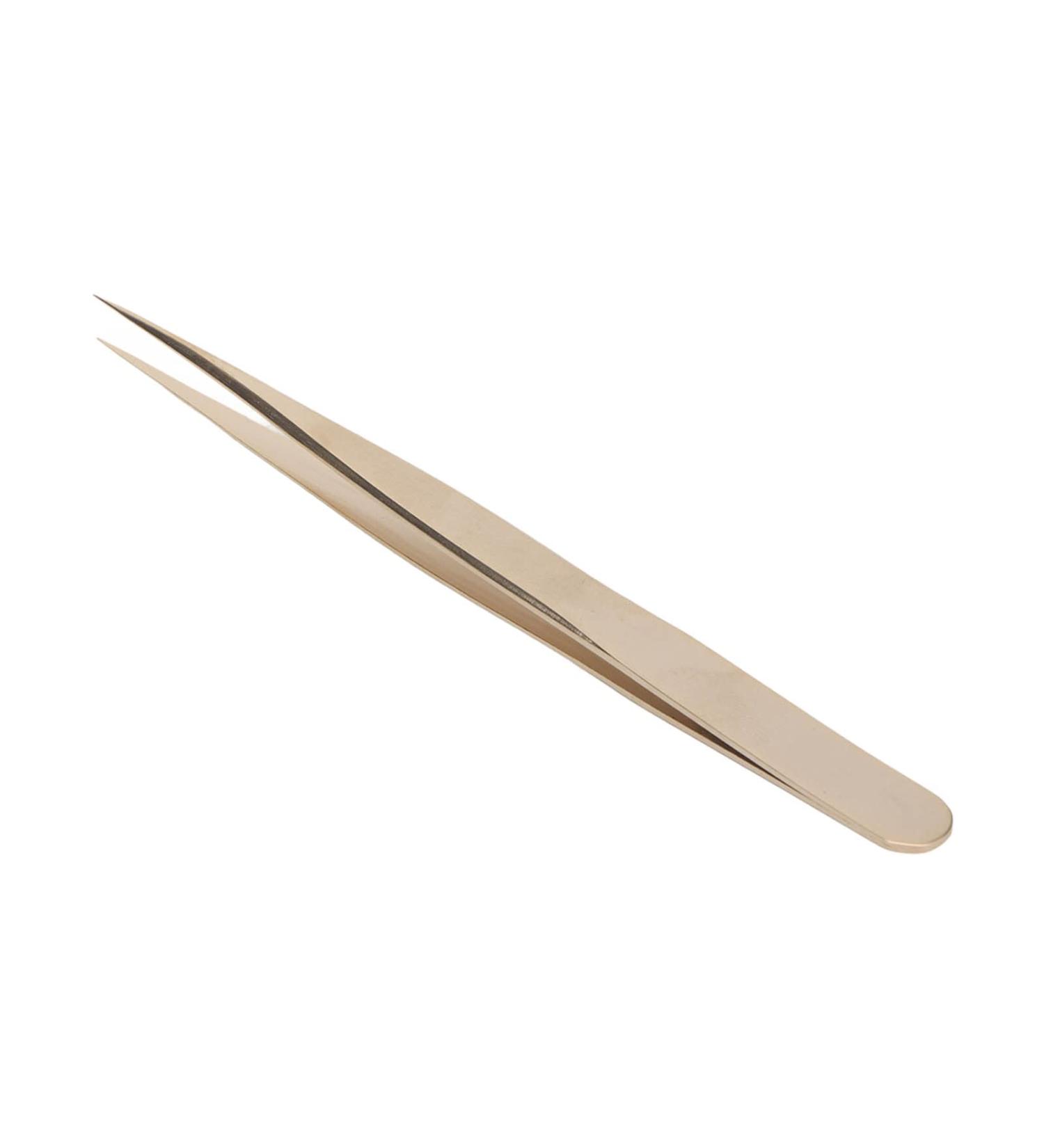 Professional Stainless Steel Eyelash Extension Tweezers - Portable Strong & Durable Makeup Accessories - Buy Online on GoSupps.com