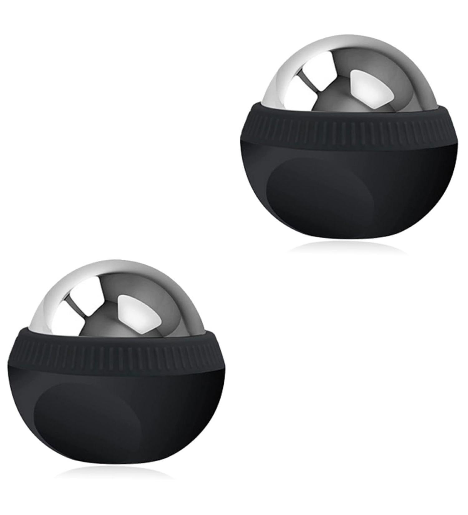 Solustre Stainless Steel Massage Balls | Muscle Pain Relief & Foot Massage Roller | Practical Massage Tool for Face & Body - Buy Online on GoSupps.com