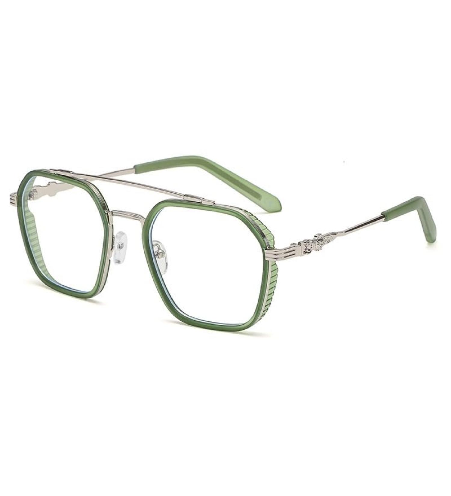 Fuqinqingoz Clearly Reading Glasses for Women - Anti-Blue Light Pilot Glasses Convenient +0.00 Green Computer Readers - Buy Online on GoSupps.com