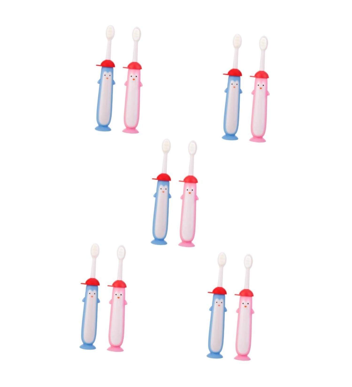 Beaupretty 10 Pcs Children's Toothbrush Set - Manual PP Toddler Toothbrush Station for Kids' Oral Care Accessories - Buy Online on GoSupps.com