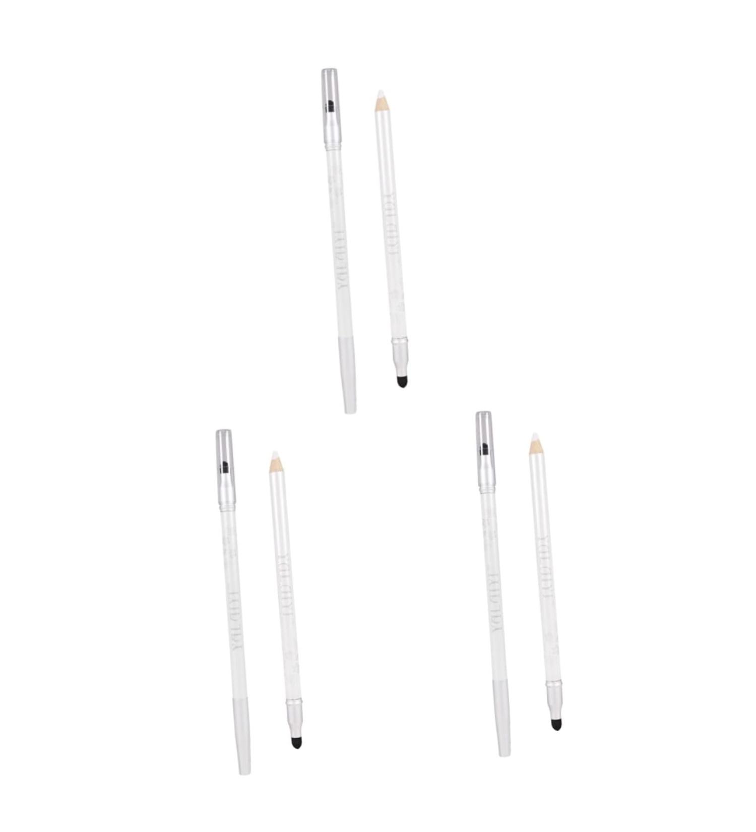 Mipcase Eye Shadow Pen 3pcs Pearly Lying Head Pen Double Eye Makeup Shadow Lustre Silkworm Eye Shadow Pencil 1 count (Pack of 1) Whitex3pcs - Buy Online on GoSupps.com