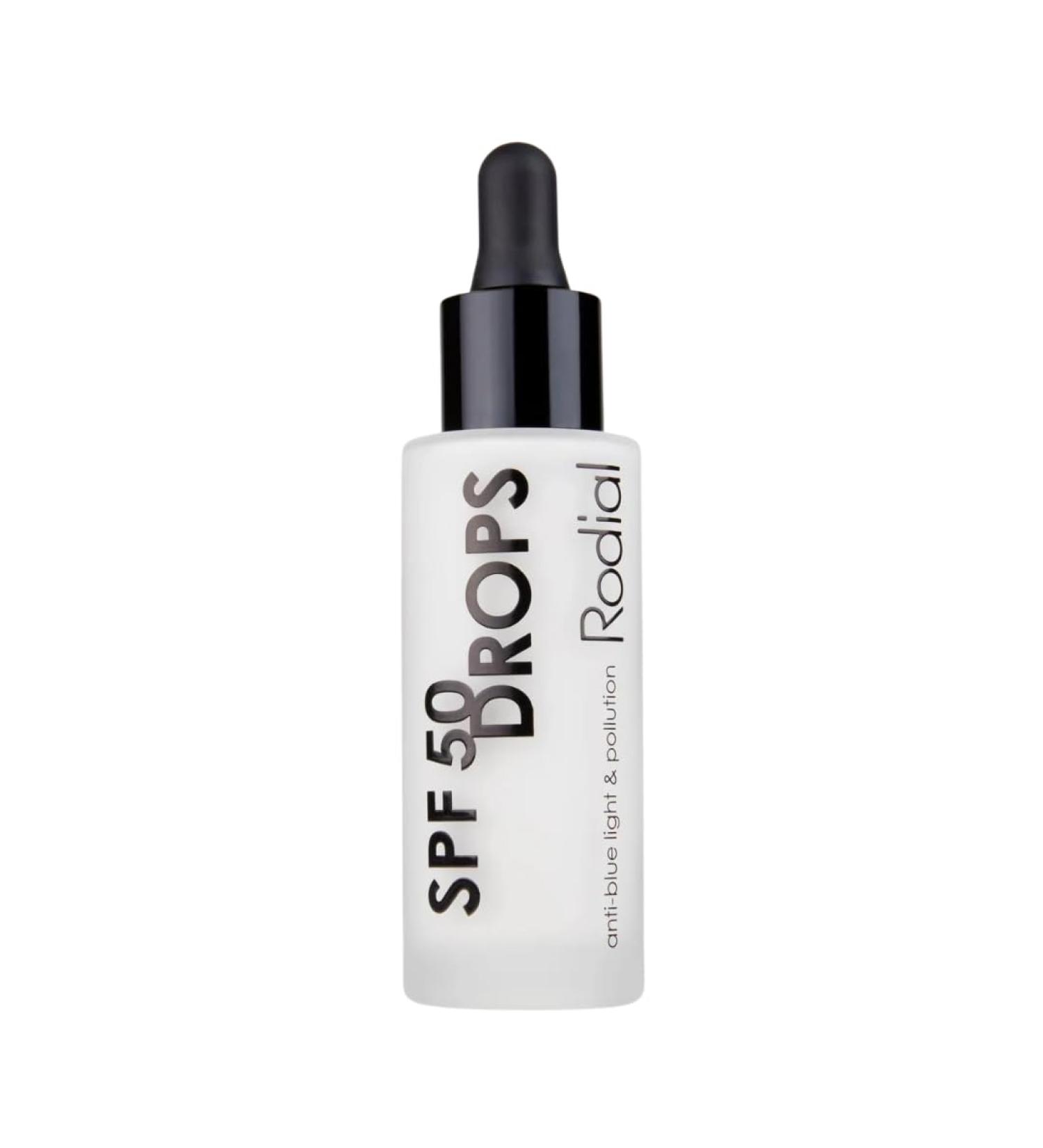 Rodial SPF 50 Drops 30ml - Hyaluronic Acid & Vitamin E Face Serum | UVA/UVB Protection & Anti-Photoaging Moisturizer - Buy Online on GoSupps.com