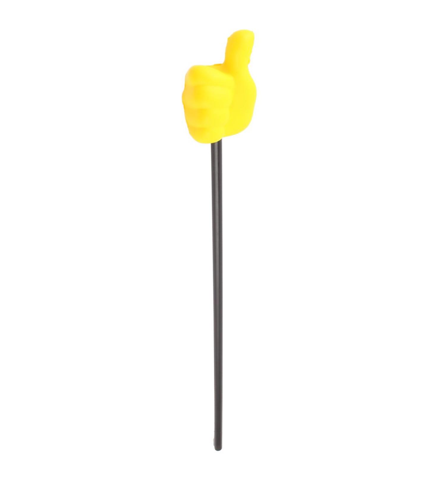Ruilogod Foam PROP Hand Pointer - Thumb Up Gesture Stick 19.3 | Yellow & Black - Ideal for Events & Promotions - Buy Online on GoSupps.com