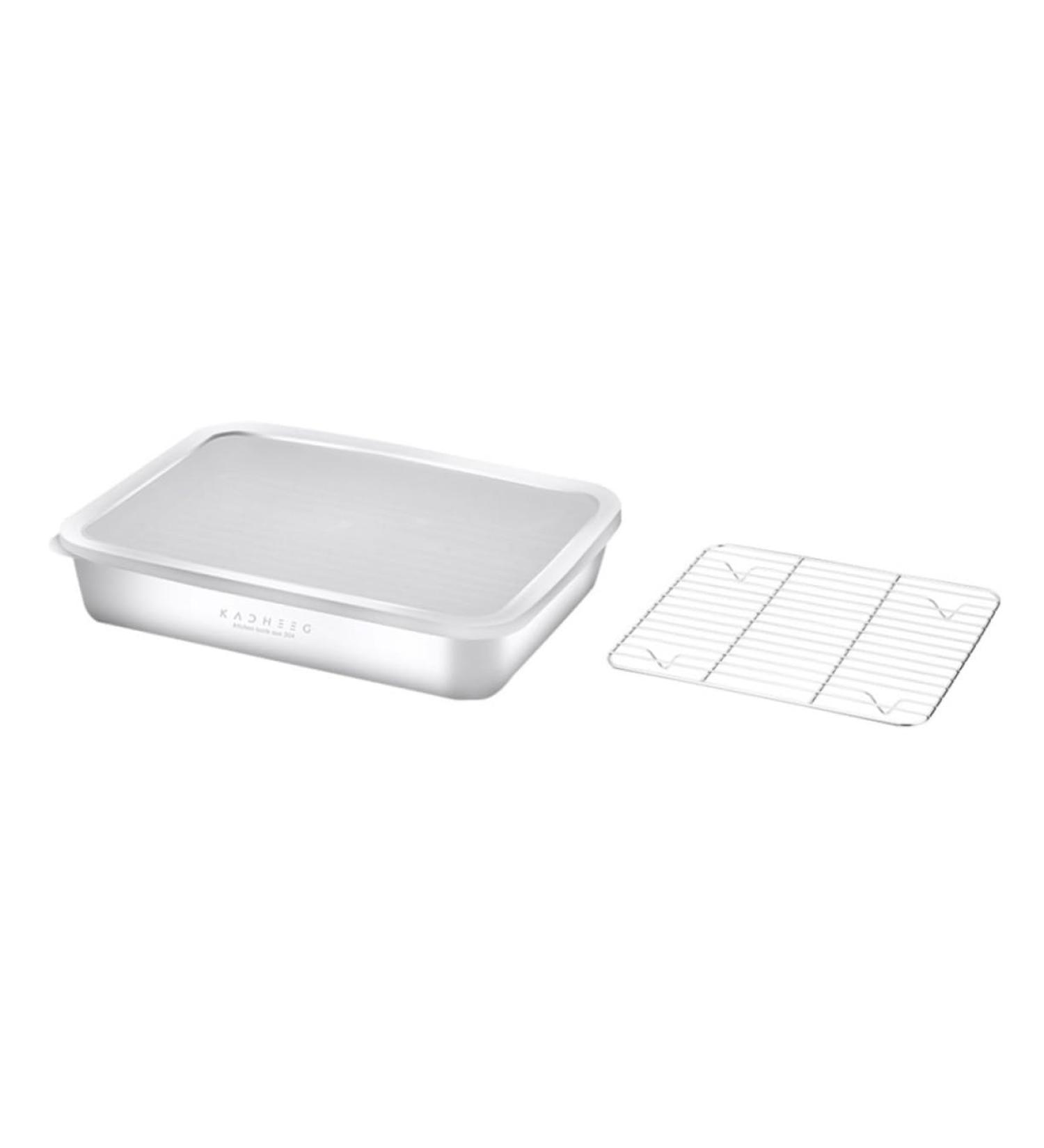 Alipis 1 Set Tray Supplies Non-Stick Baking Drain Home Kitchen Multipurpose Rack Holder Dumpling Storage Assorted Color 27X21.2X5CM - Buy Online on GoSupps.com