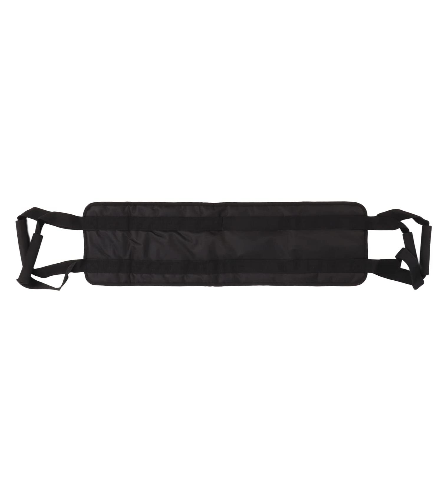 Natudeco Black Transfer Belt - Double Handle Breathable Oxford Fabric Ideal for Patient Lifting & Elderly Care - Buy Online on GoSupps.com